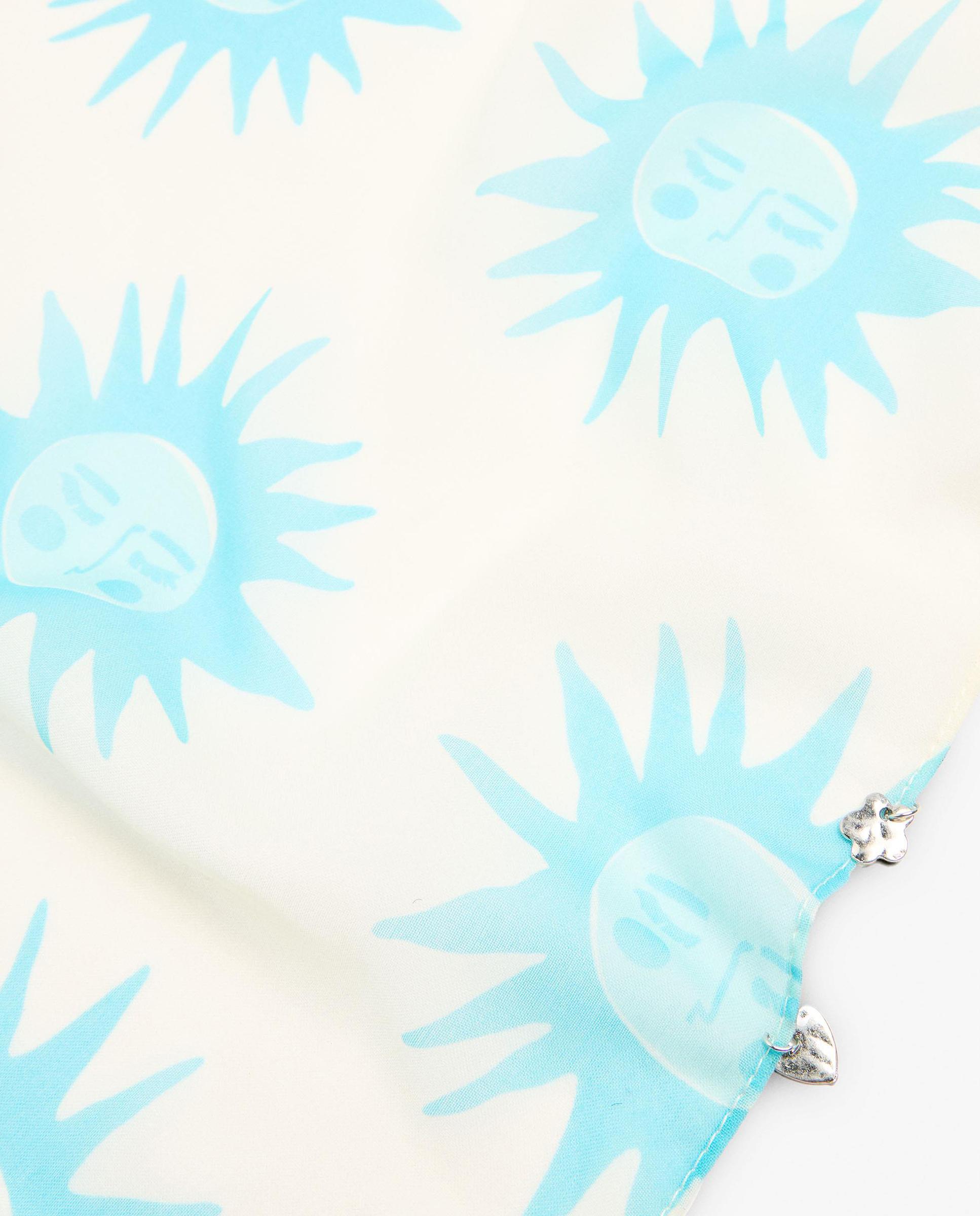 Pañuelo para el pelo con estampado de soles - Parfois - Azul Azul-2