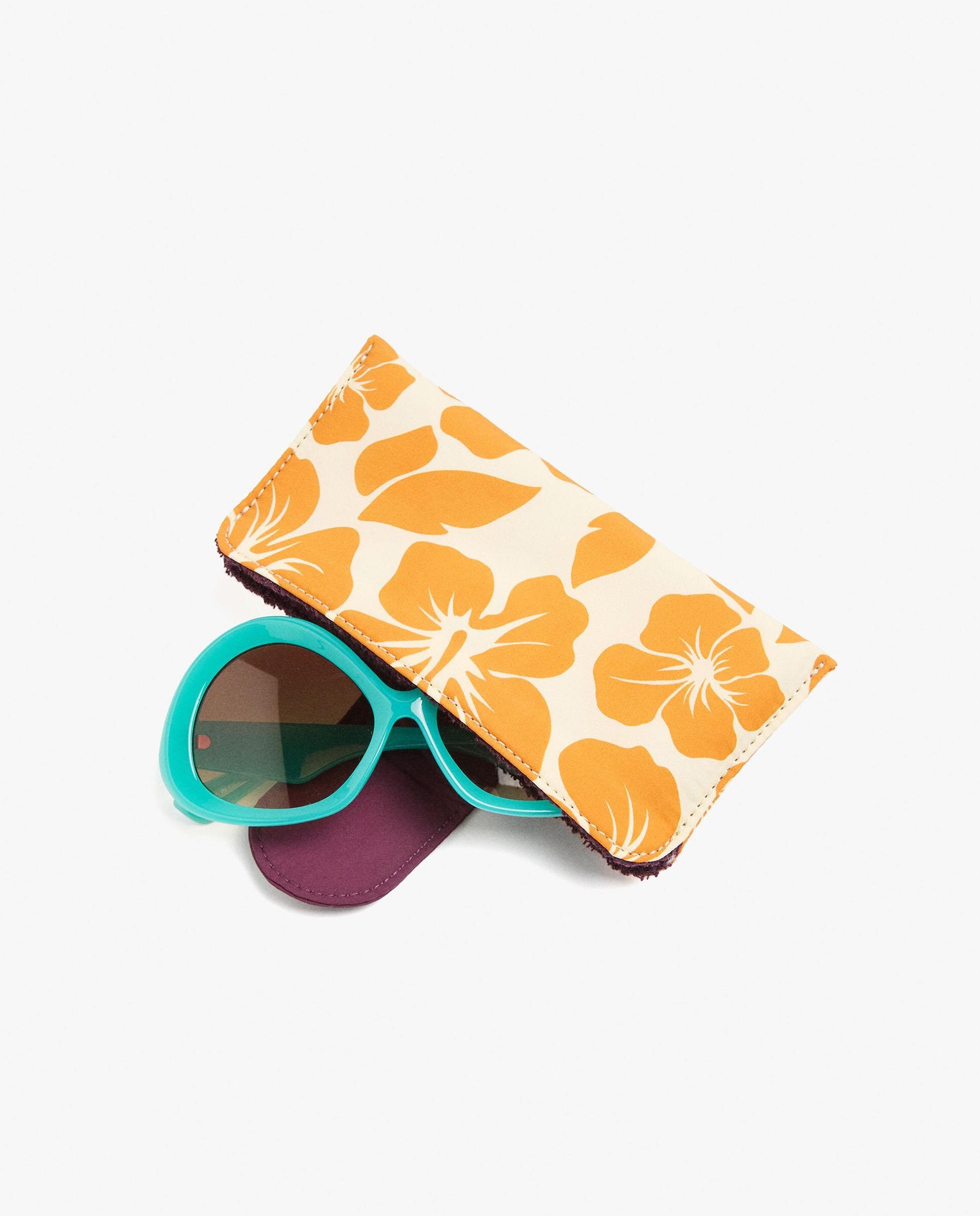 Gafas de sol de mujer con protección uv y forma redonda en liso - Parfois - Azul Azul-6