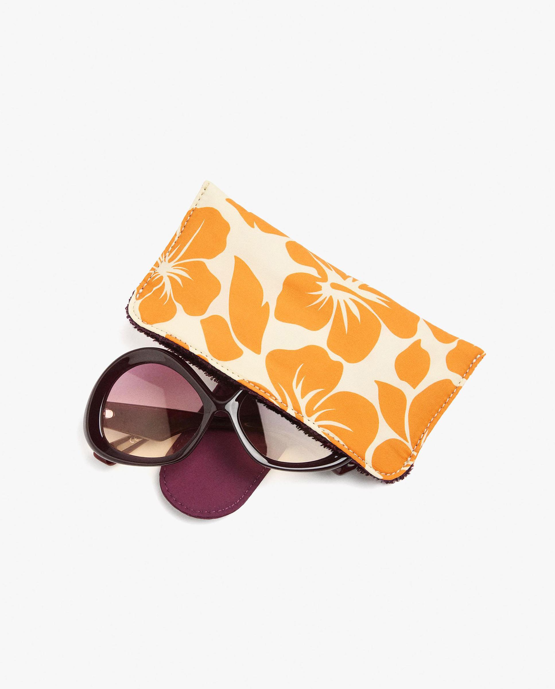 Gafas de sol de mujer con protección uv y forma redonda en liso - Parfois - Marrón oscuro Marrón oscuro-6