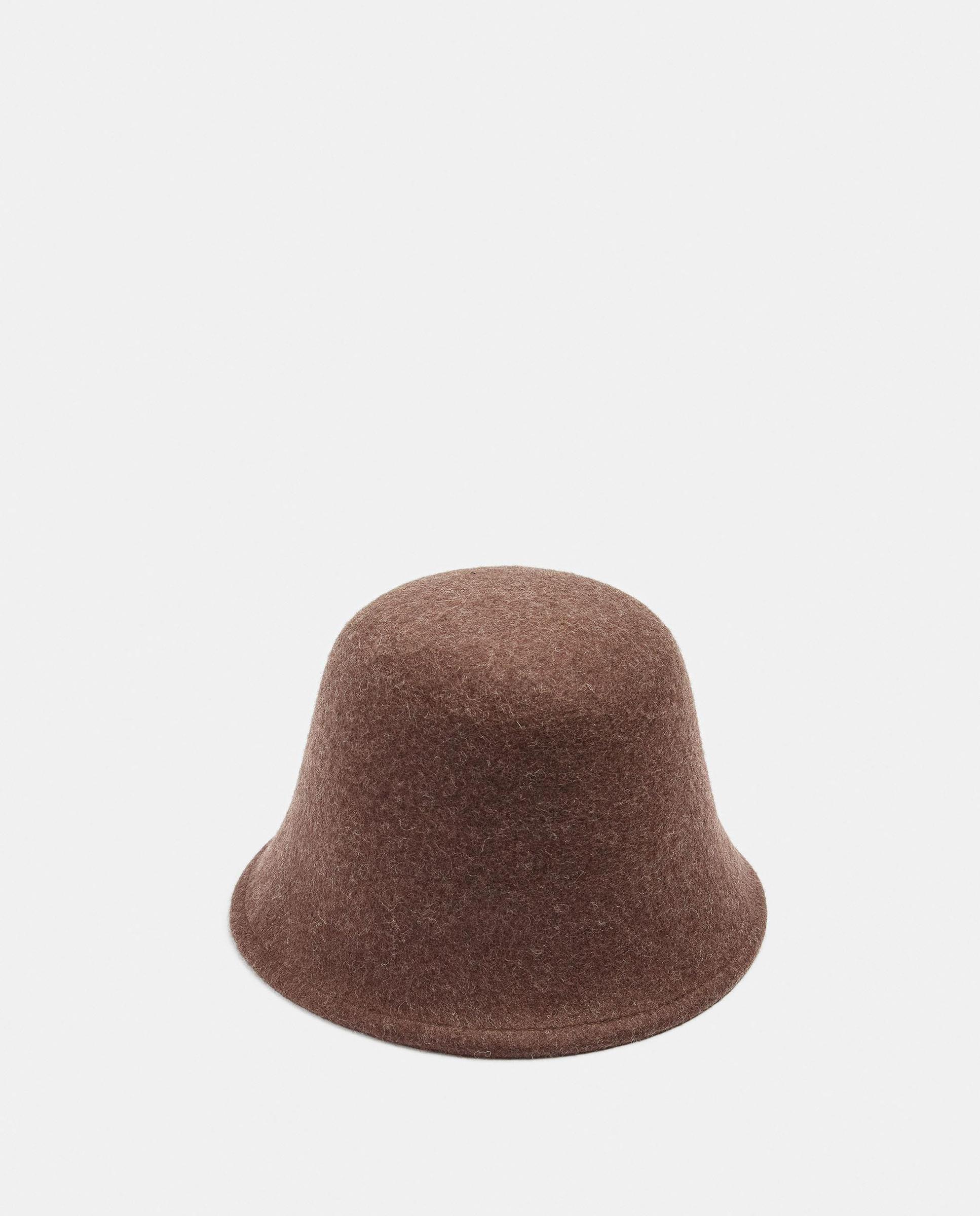Gorro de mujer 100% lana estilo bucket - Parfois - Marrón Marrón-2