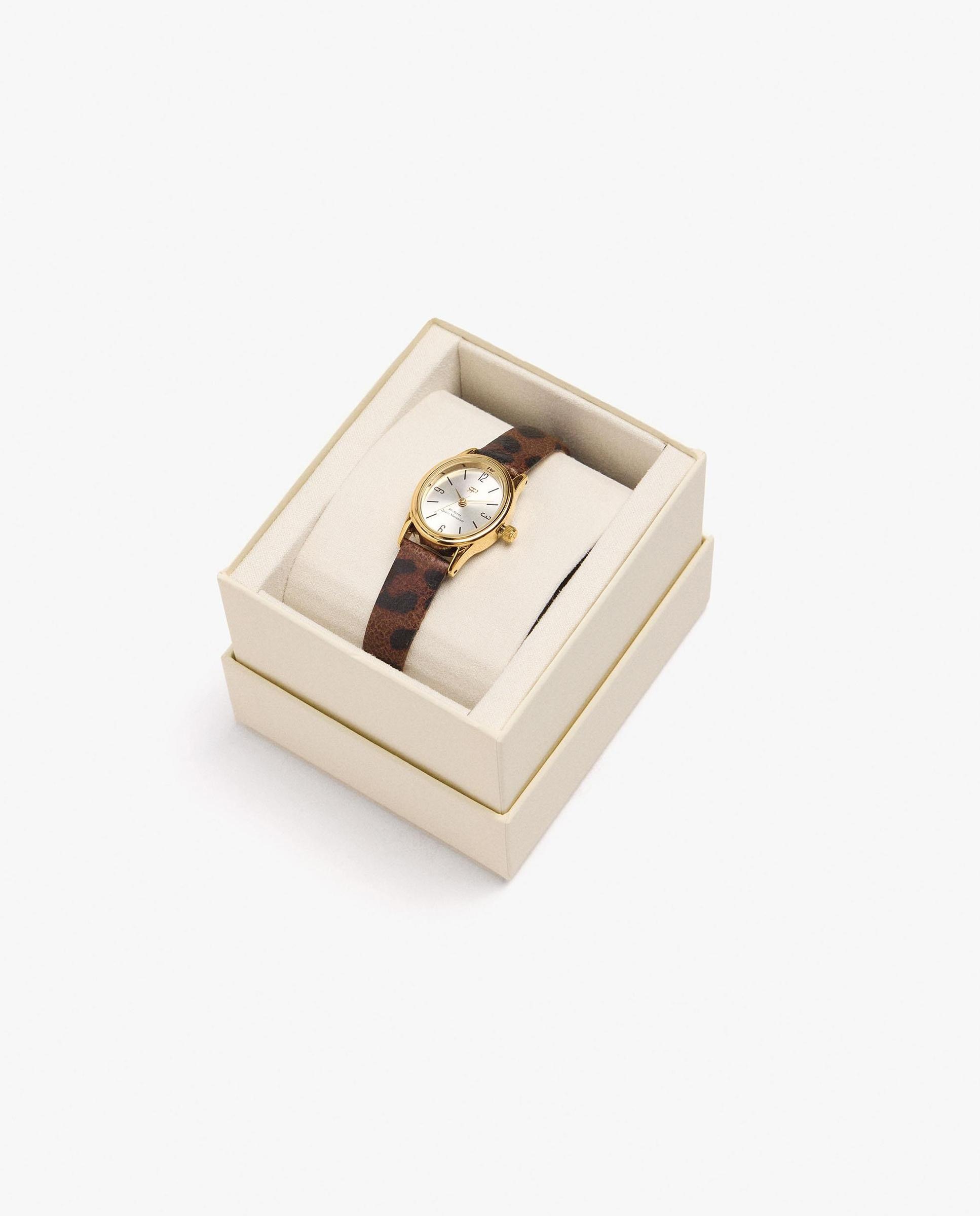 Reloj de mujer con cierre de hebilla y estampado animal print - Parfois - Multicolor Multicolor-4