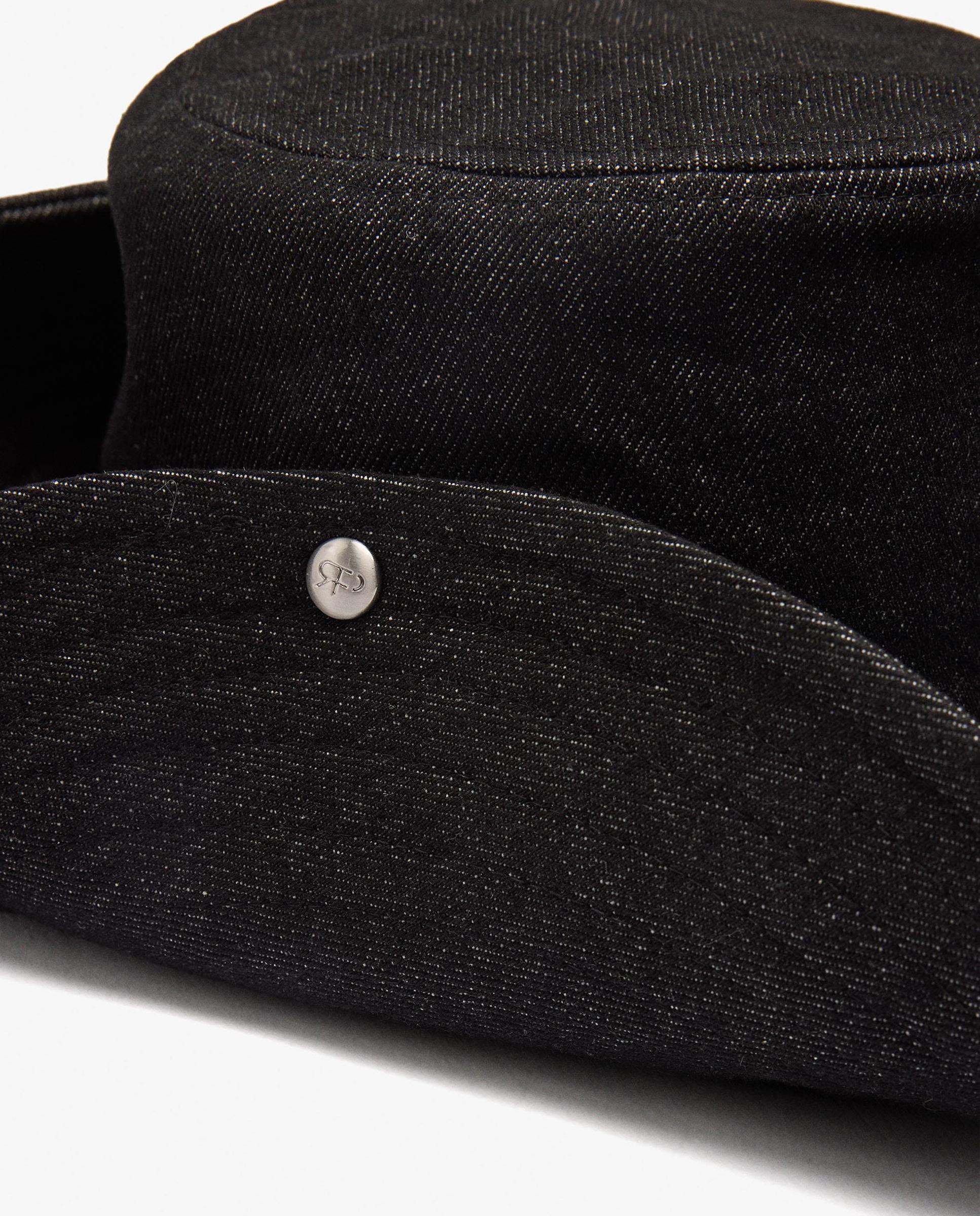 Sombrero de mujer con cintas removibles en liso - Parfois - Negro Negro-3
