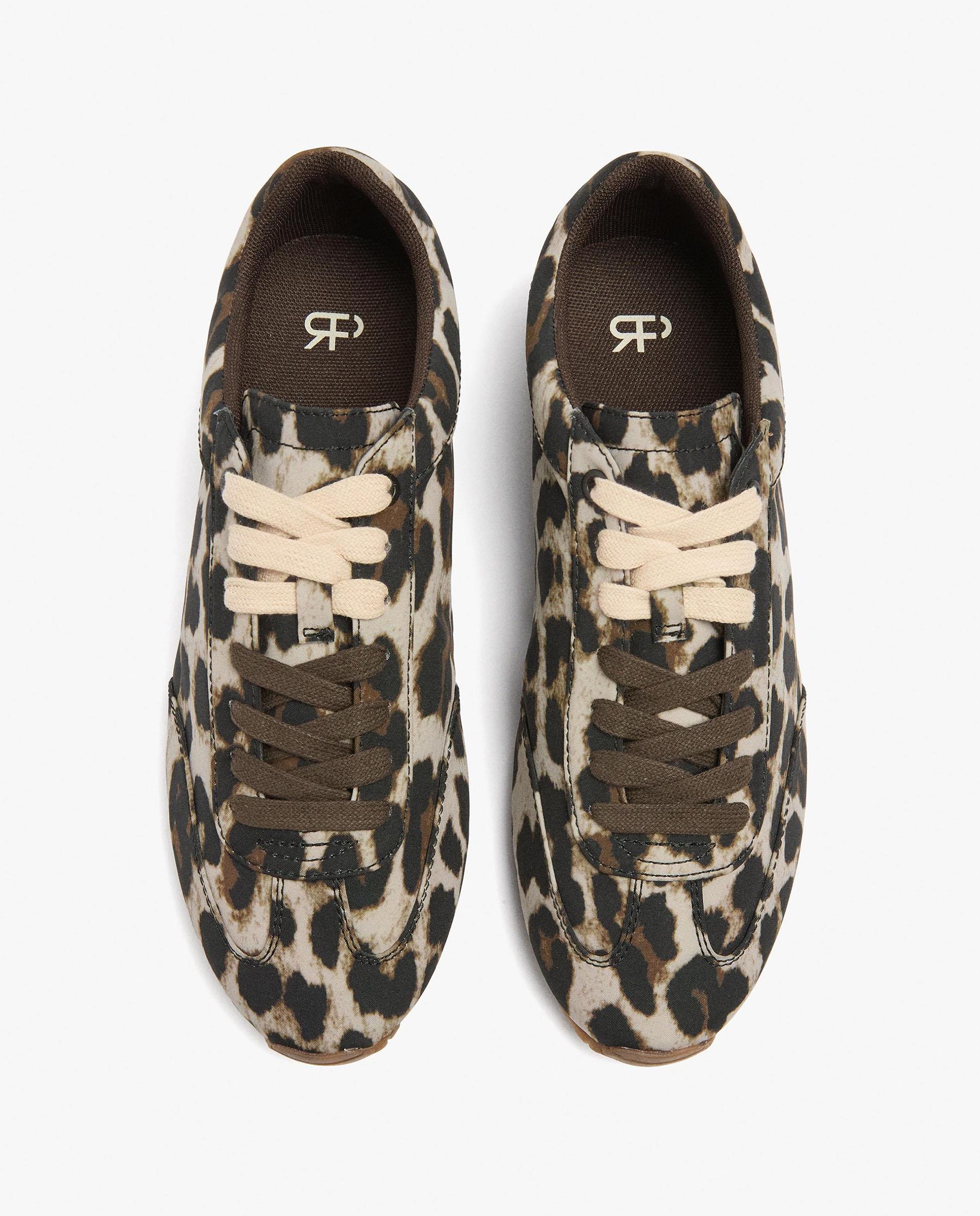 Zapatillas deportivas de mujer con cierre de cordones y estampado animal print - Parfois - Multicolor Multicolor-3