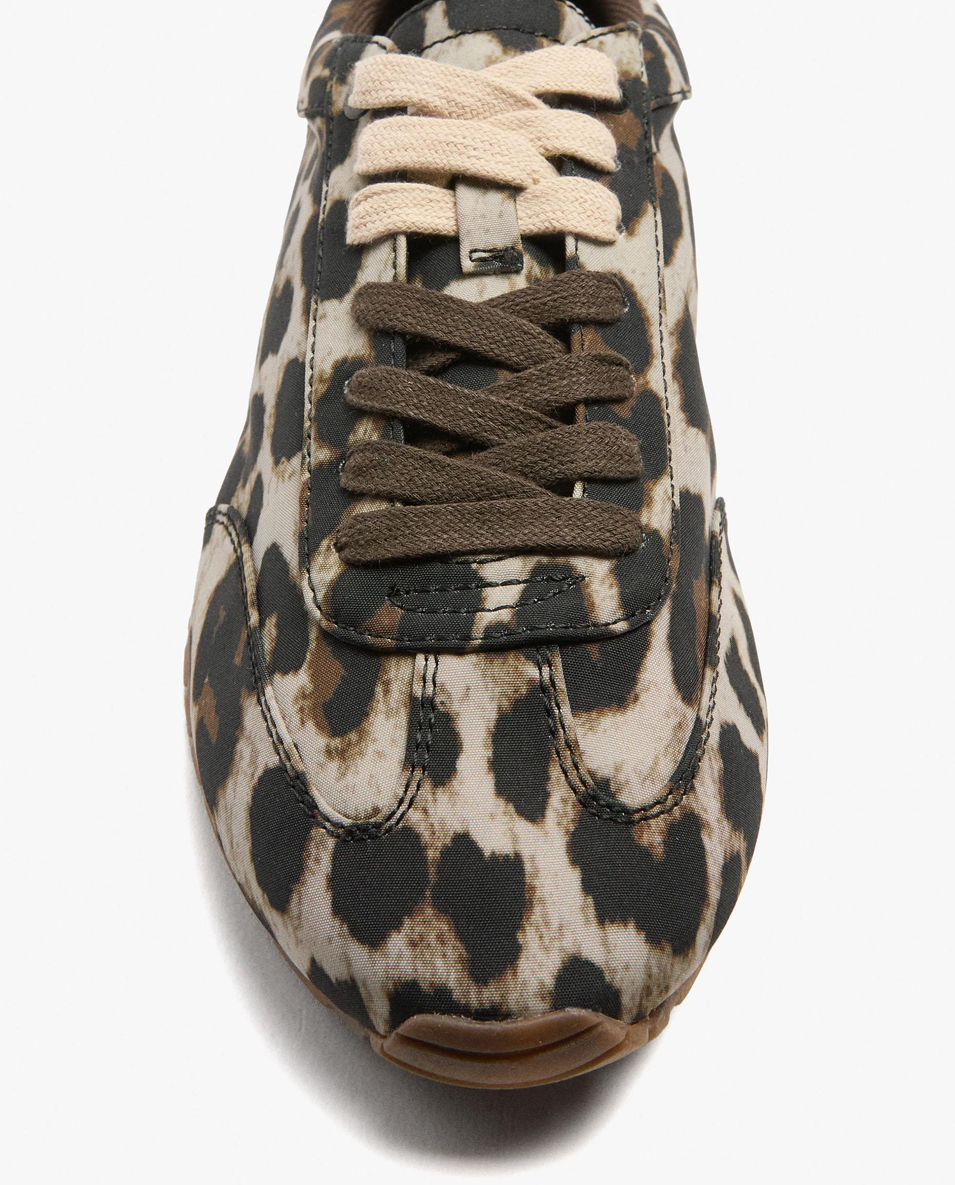 Zapatillas deportivas de mujer con cierre de cordones y estampado animal print - Parfois - Multicolor Multicolor-5