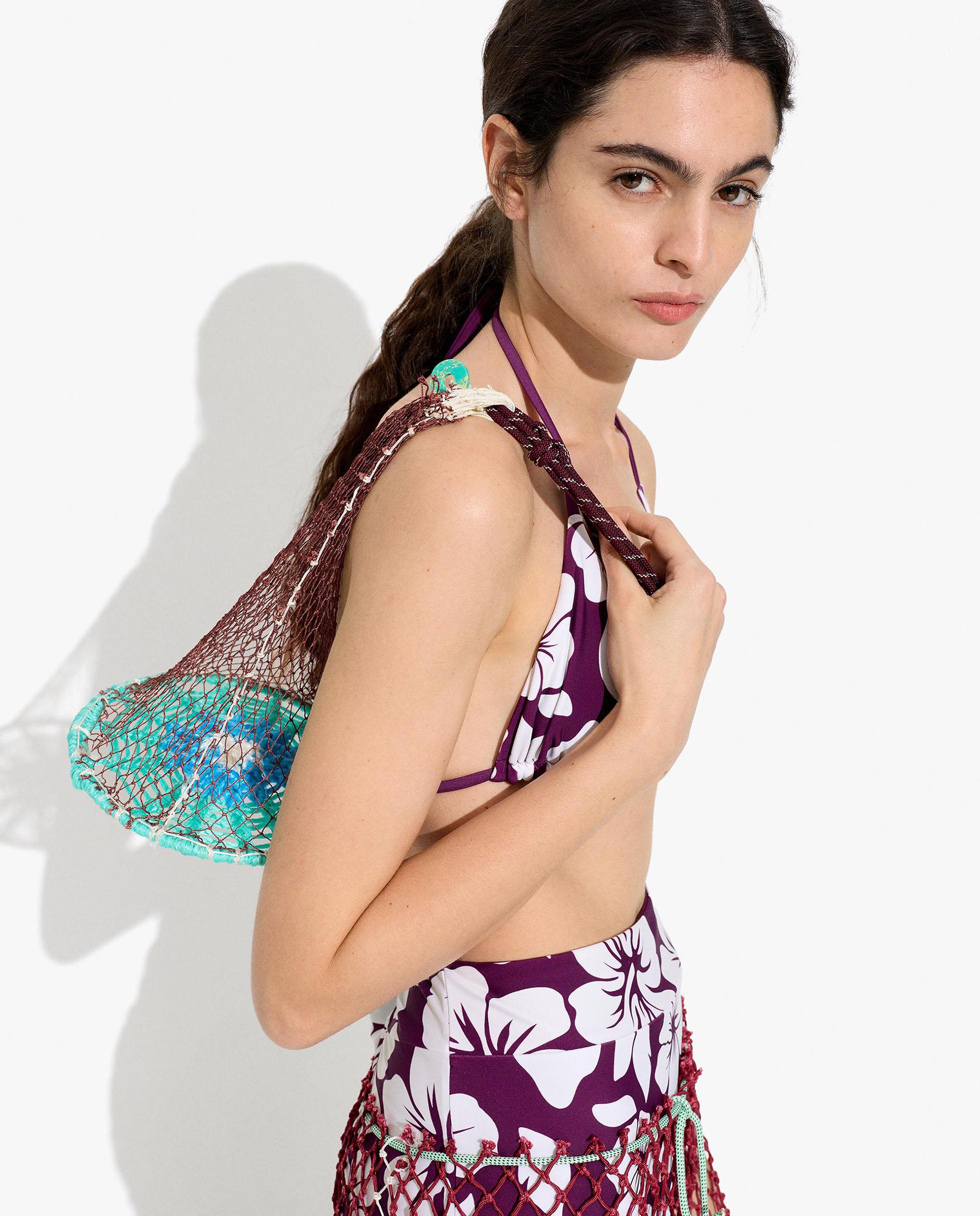 Bolso de fiesta de red en liso - Parfois - Multicolor Multicolor-2