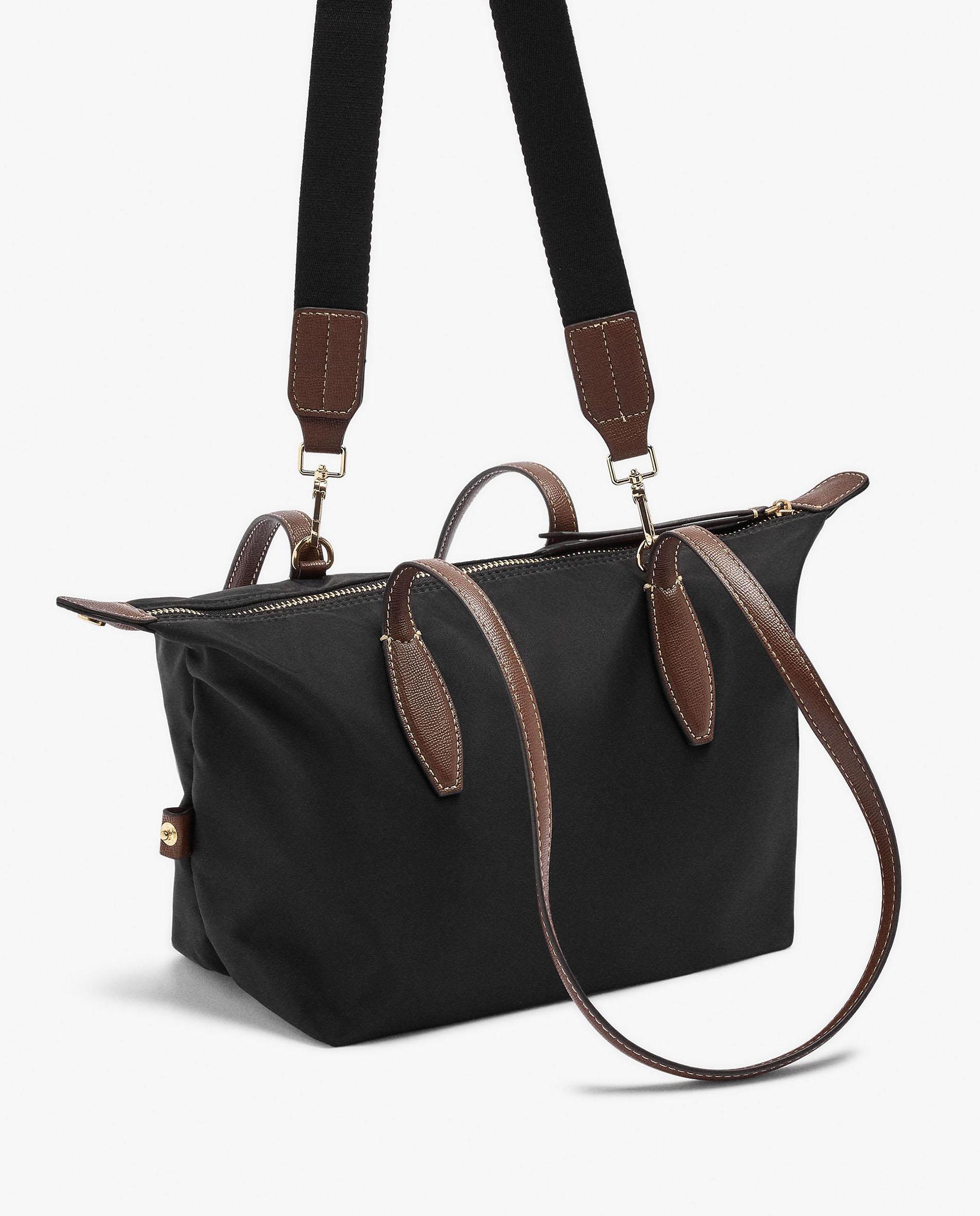 Shopper grande con cierre de cremallera en liso - Parfois - Negro Negro-2