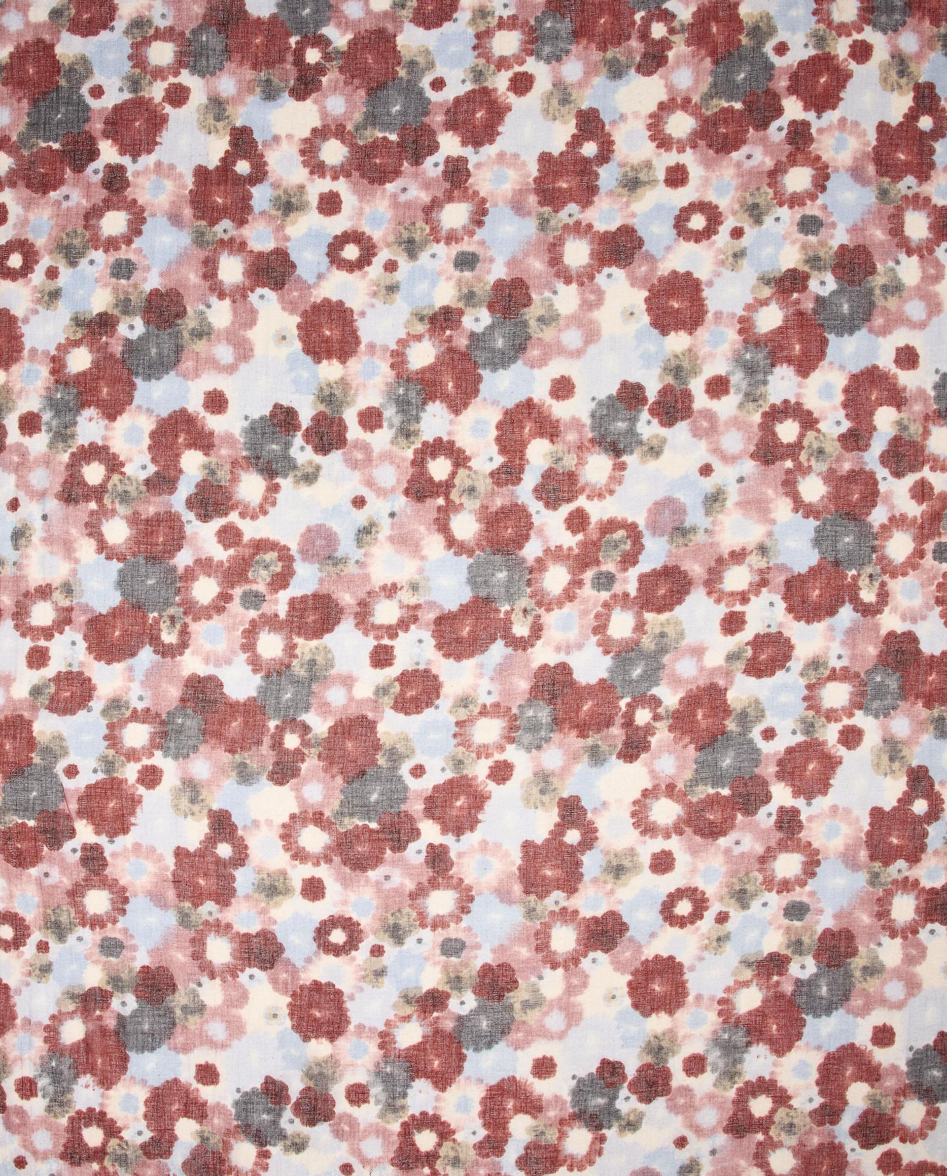 Pañuelo 100% algodón con estampado floral - Parfois - Azul Azul-2