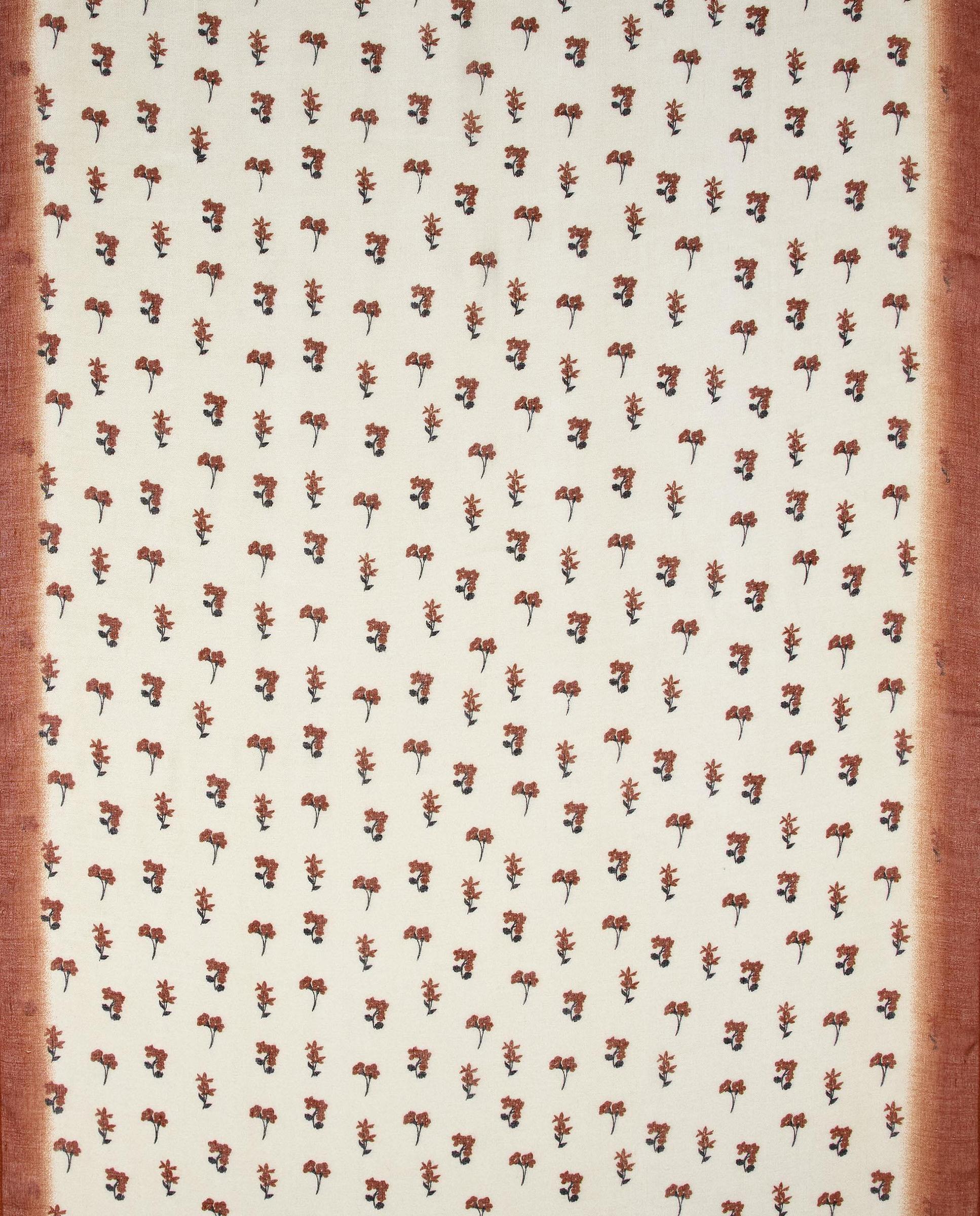 Pañuelo con pespuntes y estampado floral - Parfois - Crudo Crudo-3