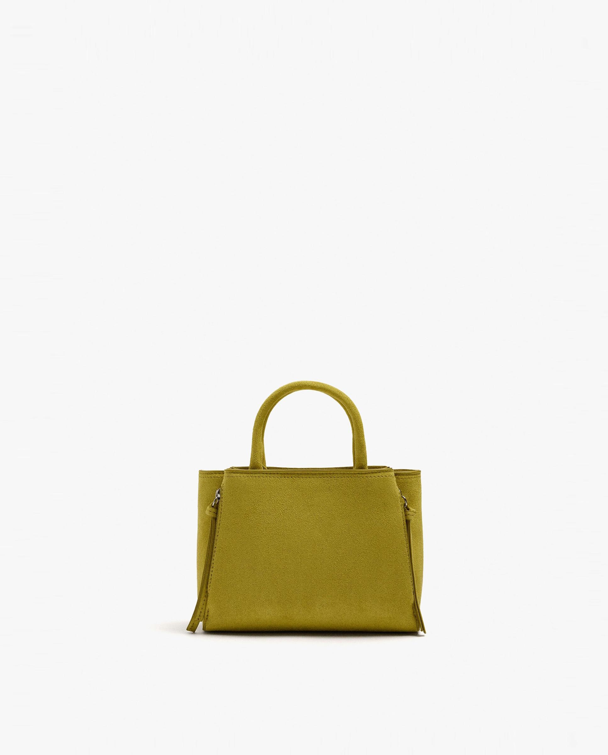 Bolso de mano convertible a bandolera con cierre de cremallera en liso - Parfois - Lima Lima-1