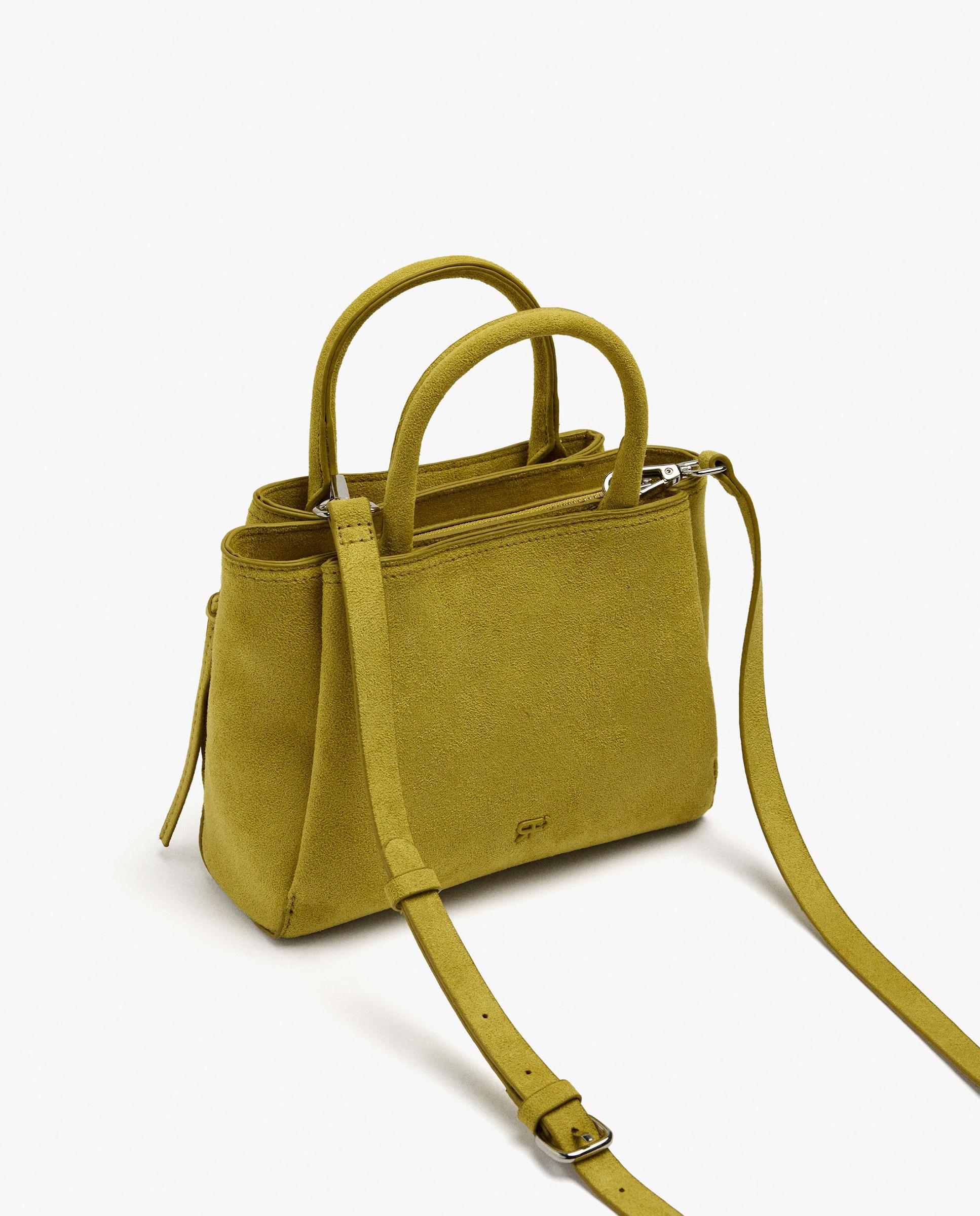 Bolso de mano convertible a bandolera con cierre de cremallera en liso - Parfois - Lima Lima-2
