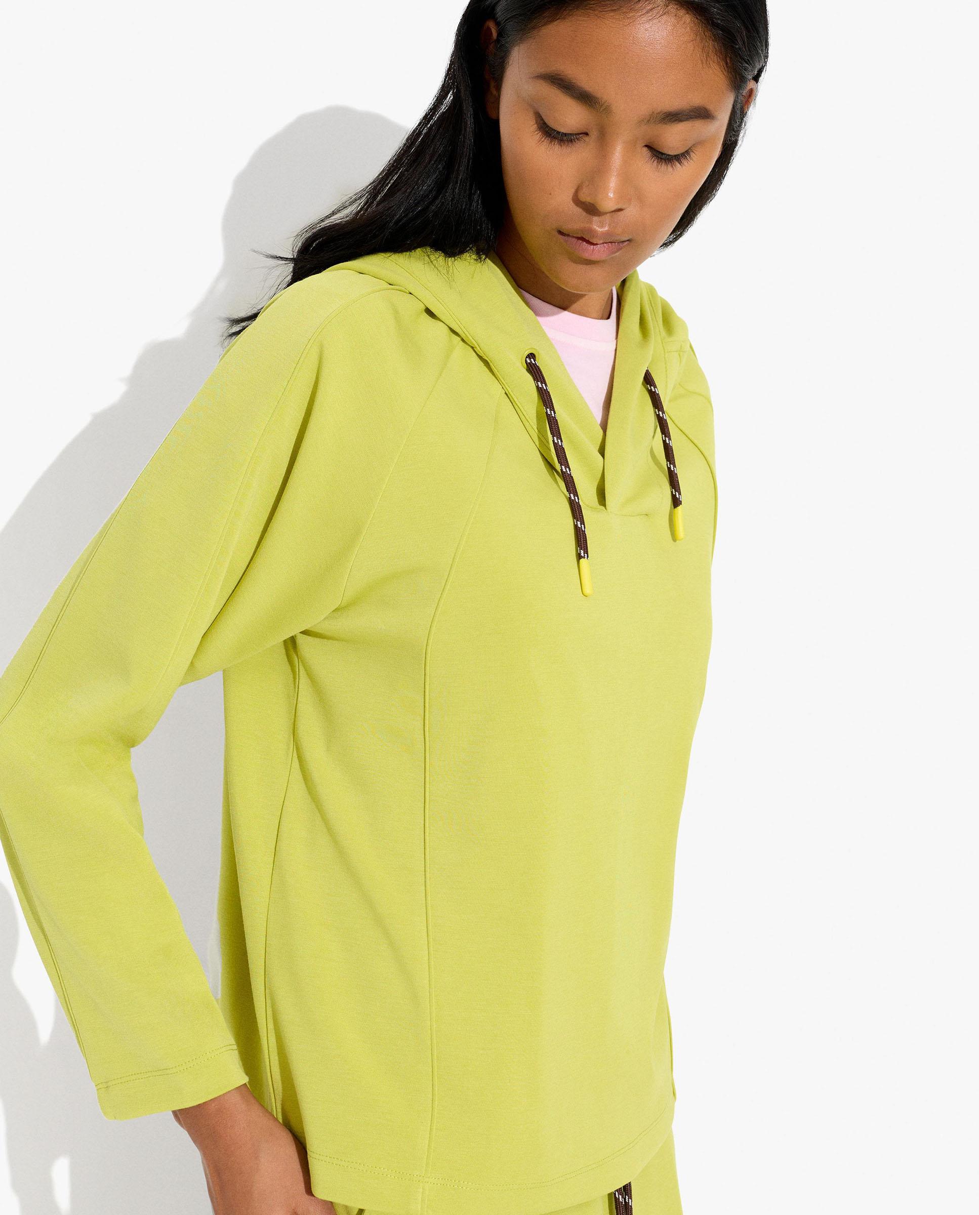 Sudadera de mujer con capucha en liso - Parfois - Lima Lima-1