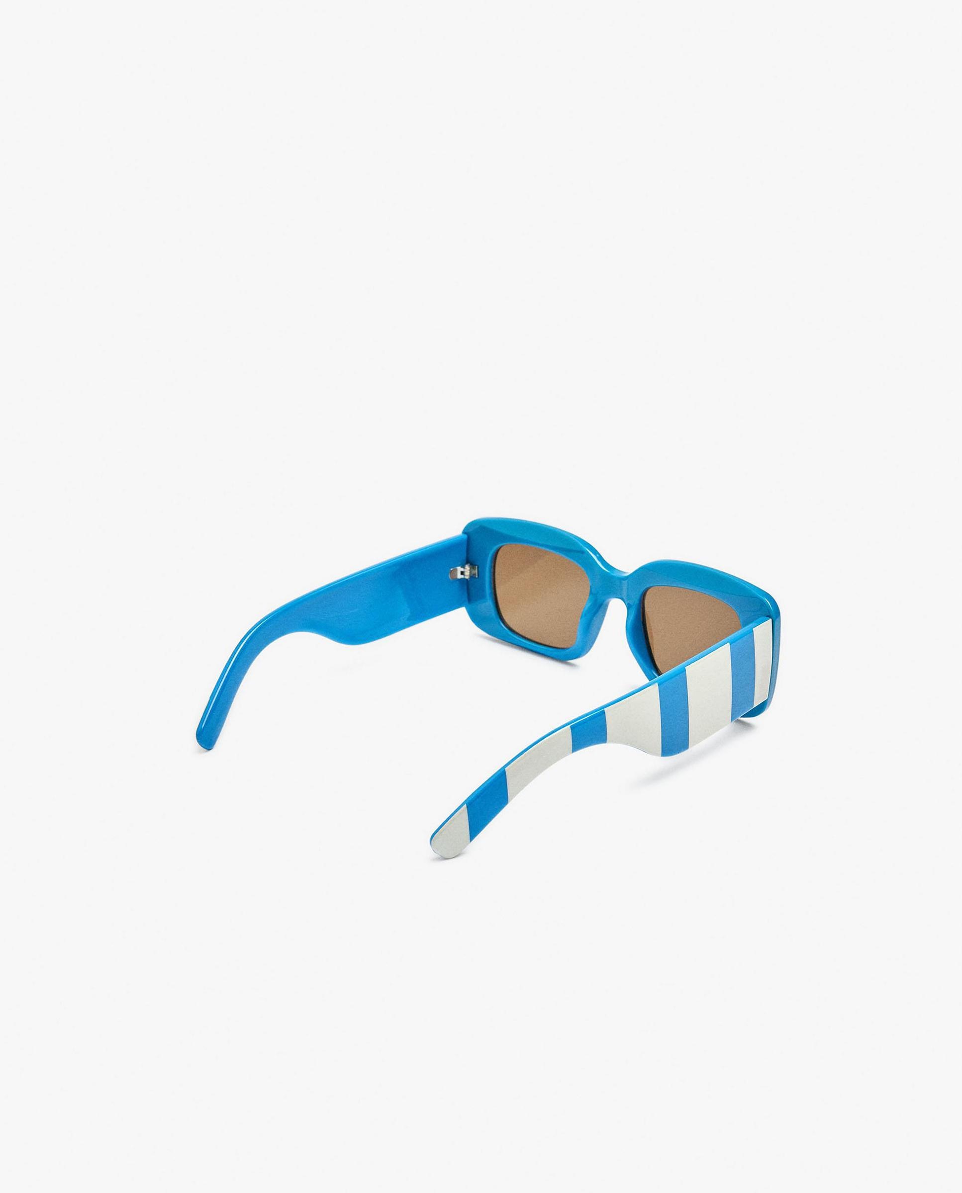 Gafas de sol de mujer parfois con protección uv y forma rectangular en liso - Verde Verde-2