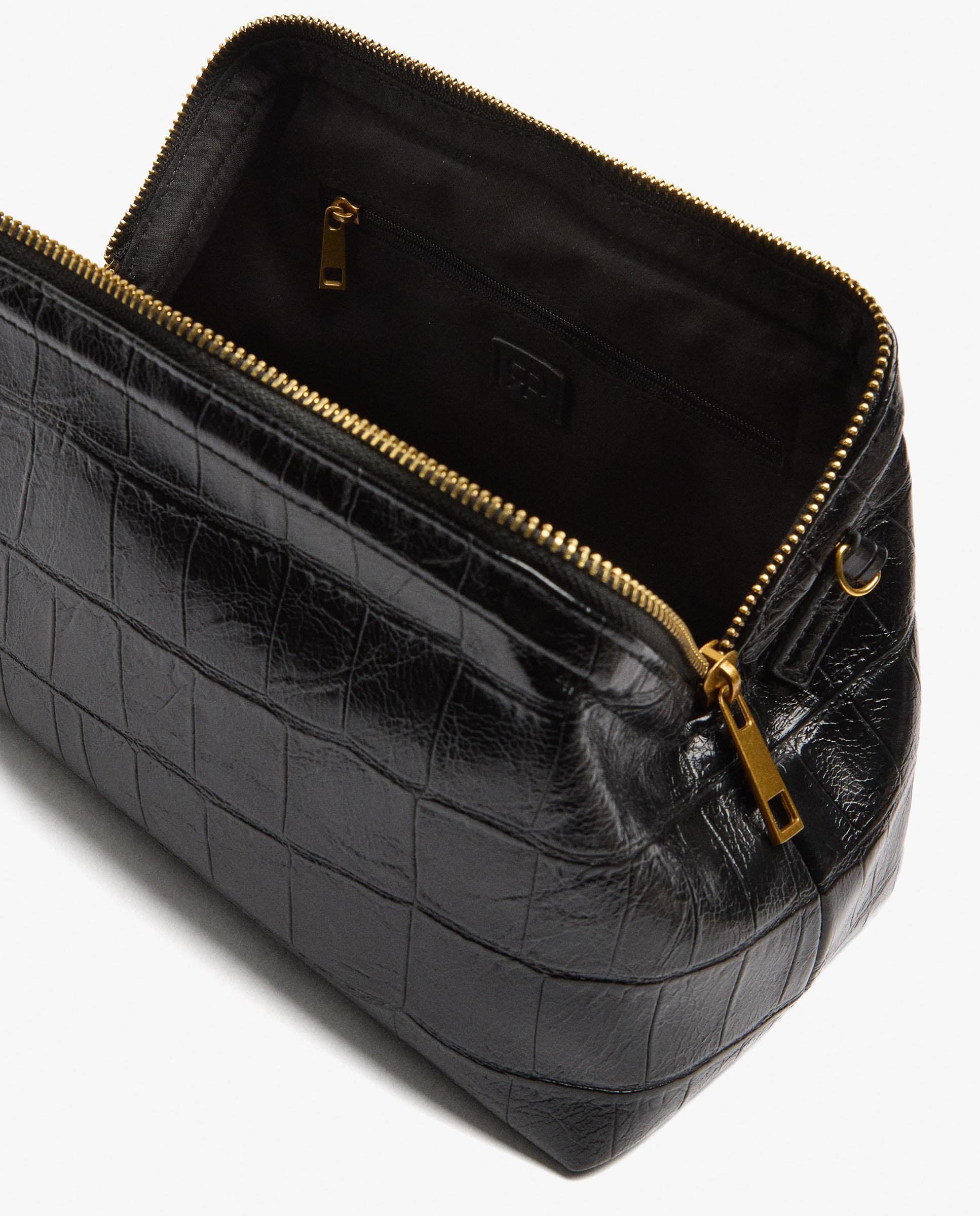 Bolso de fiesta convertible a bandolera con cierre de cremallera en liso - Parfois - Negro Negro-4