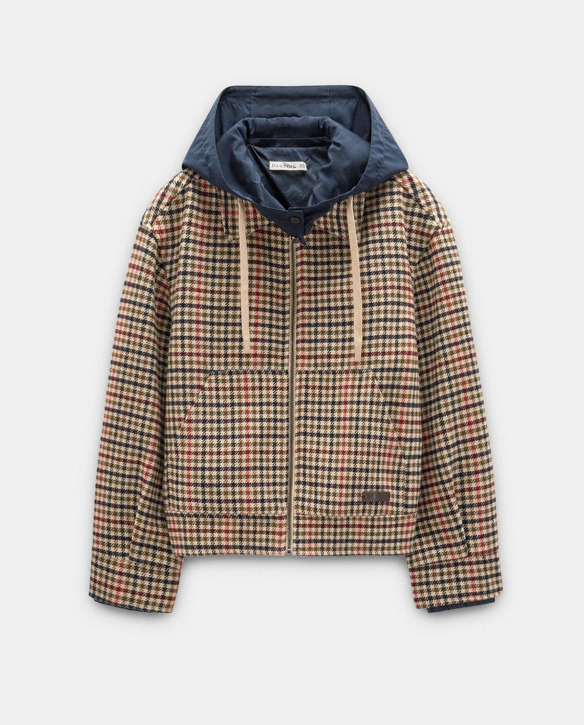Imagen 6 de Chaqueta de mujer con estampado vichy y capucha desmontable - Parfois - Multicolor Multicolor