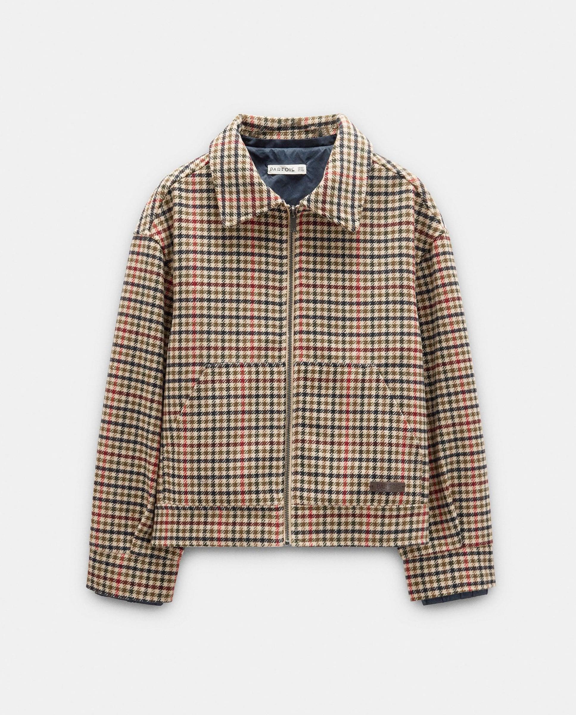 Imagen 7 de Chaqueta de mujer con estampado vichy y capucha desmontable - Parfois - Multicolor Multicolor