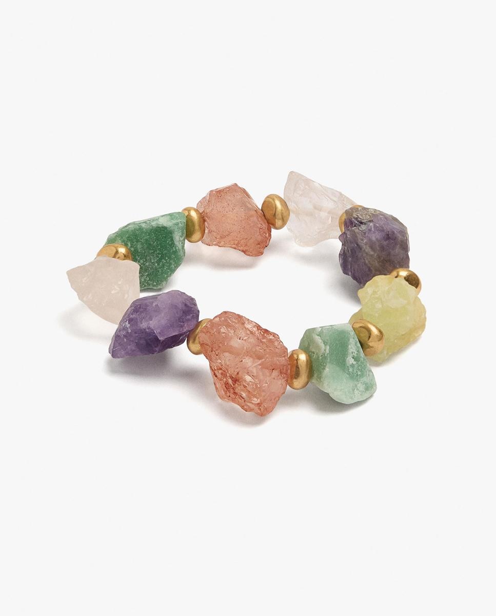 Pulsera con maxi piedras decorativas - Parfois - Multicolor Multicolor-1