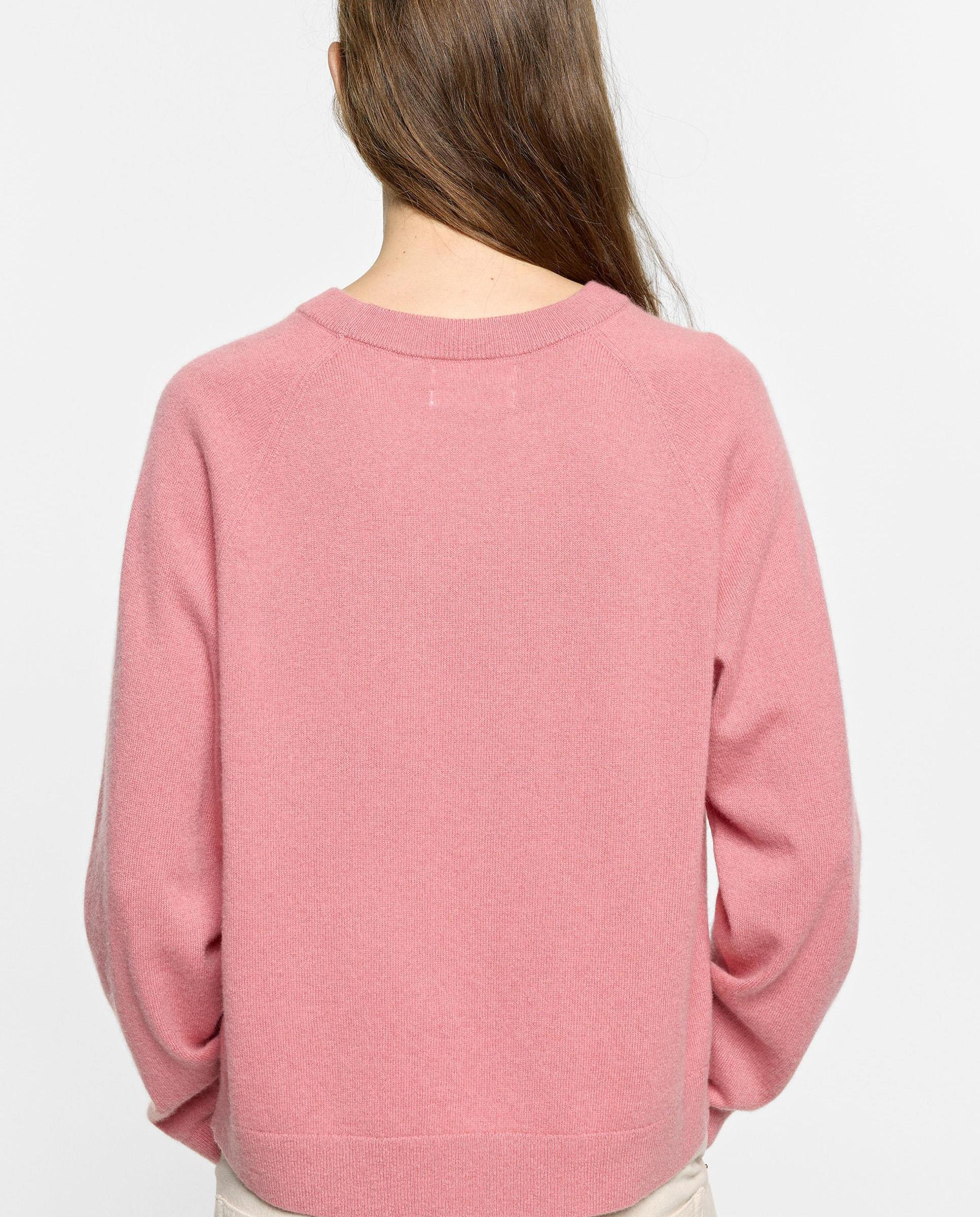 Jersey de mujer 100% cashmere de manga larga en liso - Parfois - Rosa Rosa-4