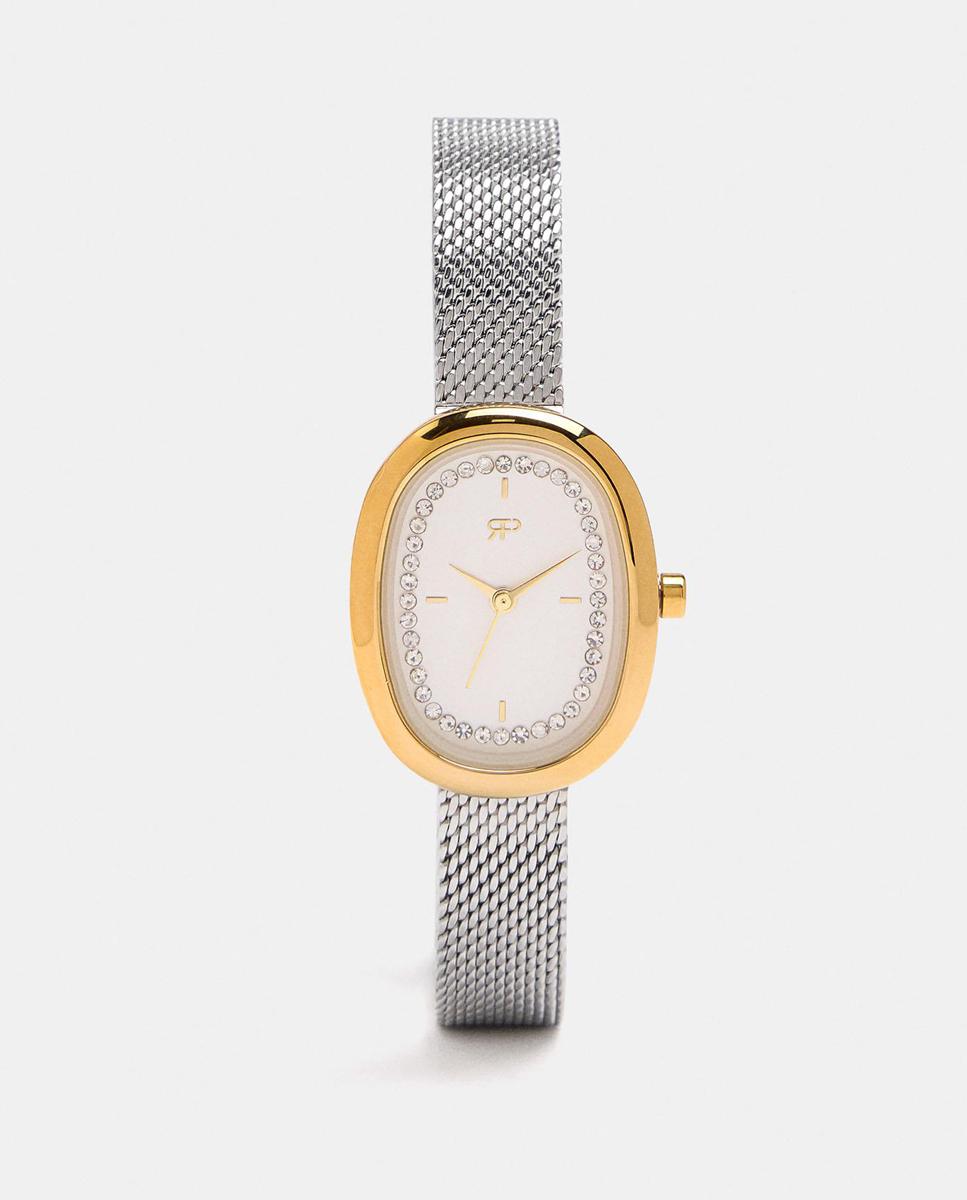 Reloj de mujer de acero inoxidable con correa de malla - Parfois - Multicolor Multicolor-1