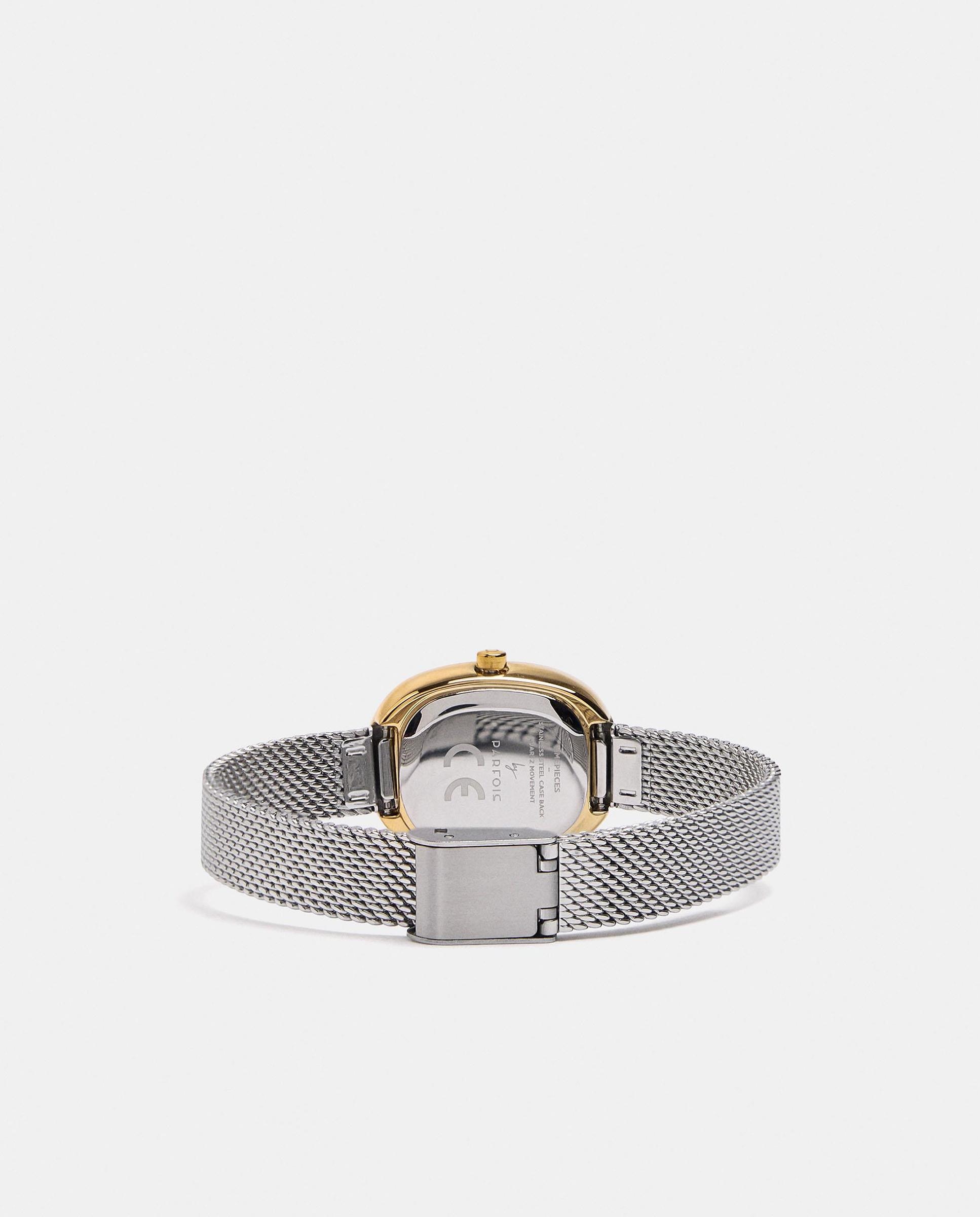 Reloj de mujer de acero inoxidable con correa de malla - Parfois - Multicolor Multicolor-3