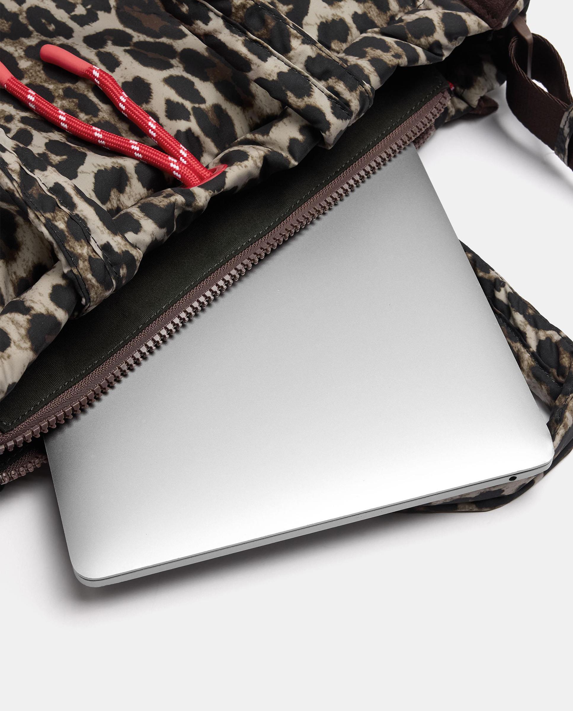 Portadocumentos de mujer para portátil de 14" con cierre de cremallera y estampado animal print - Parfois - Multicolor Multicolor-5