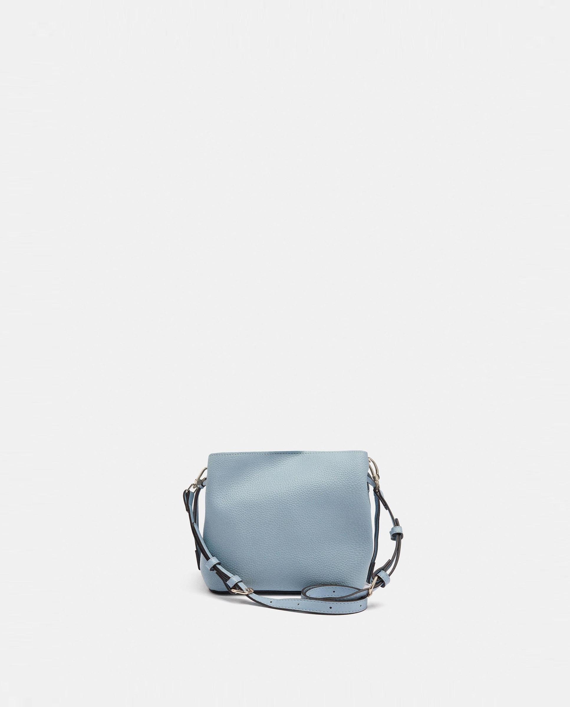 Bandolera de mujer con cierre imantado en liso - Parfois - Azul claro Azul claro-1