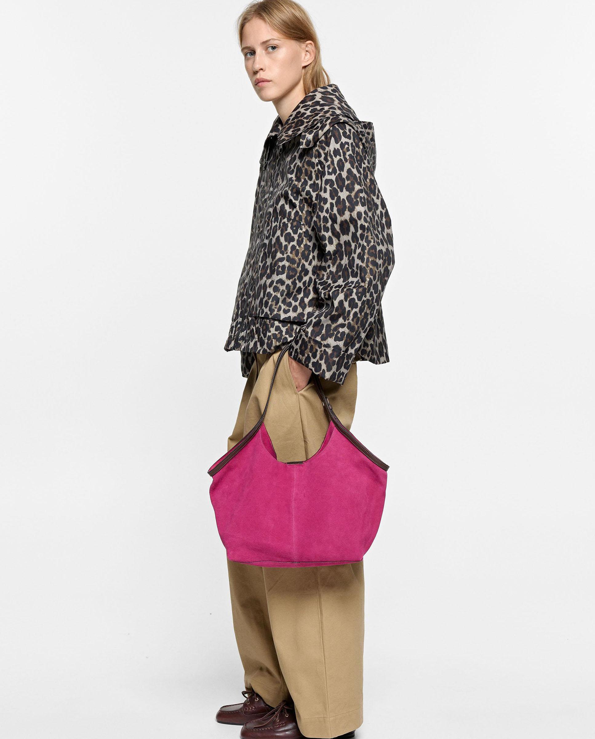 Chaqueta de mujer con cierre de cremallera y estampado animal print - Parfois - Multicolor Multicolor-3