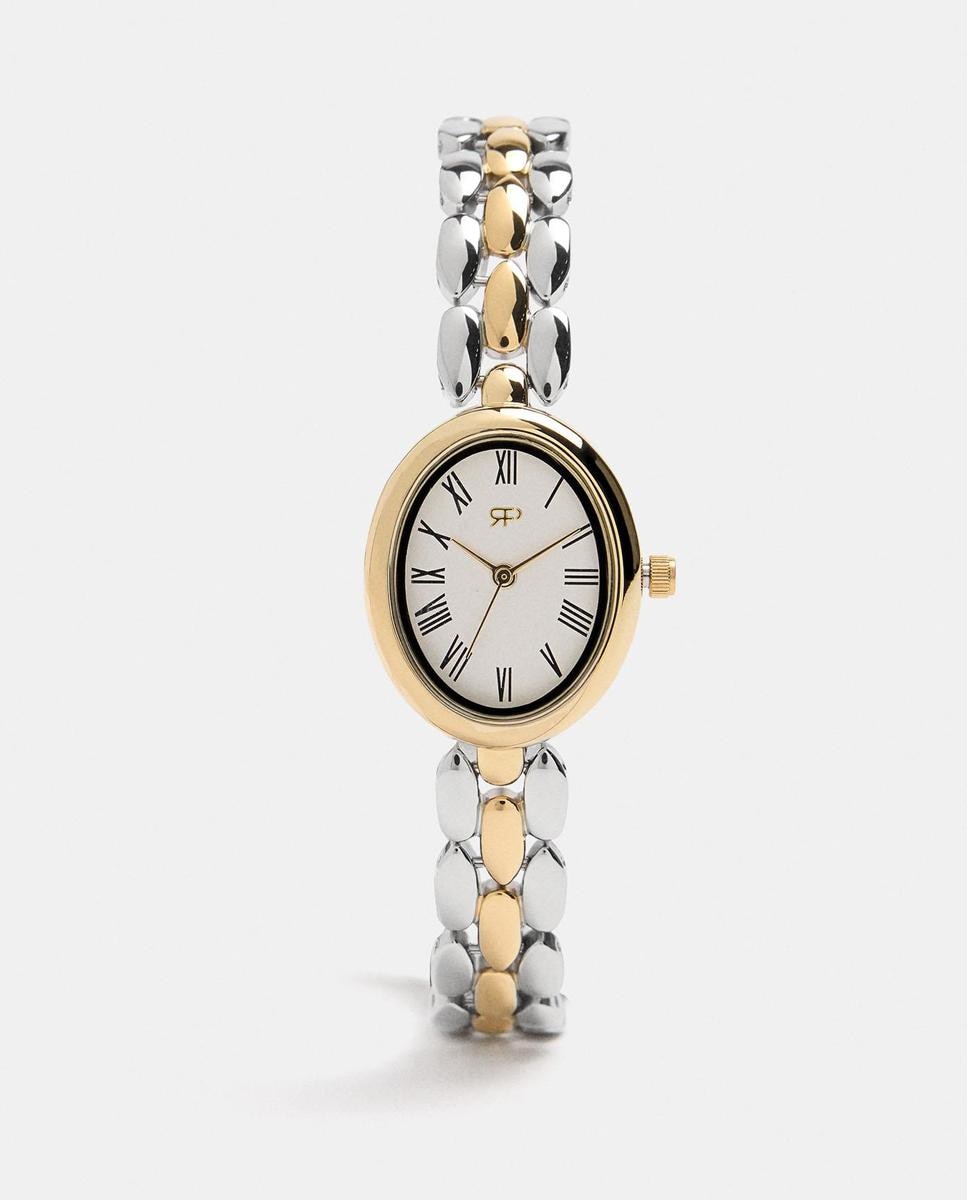Reloj de mujer de acero inoxidable con correa de abalorios - Parfois - Multicolor Multicolor-1