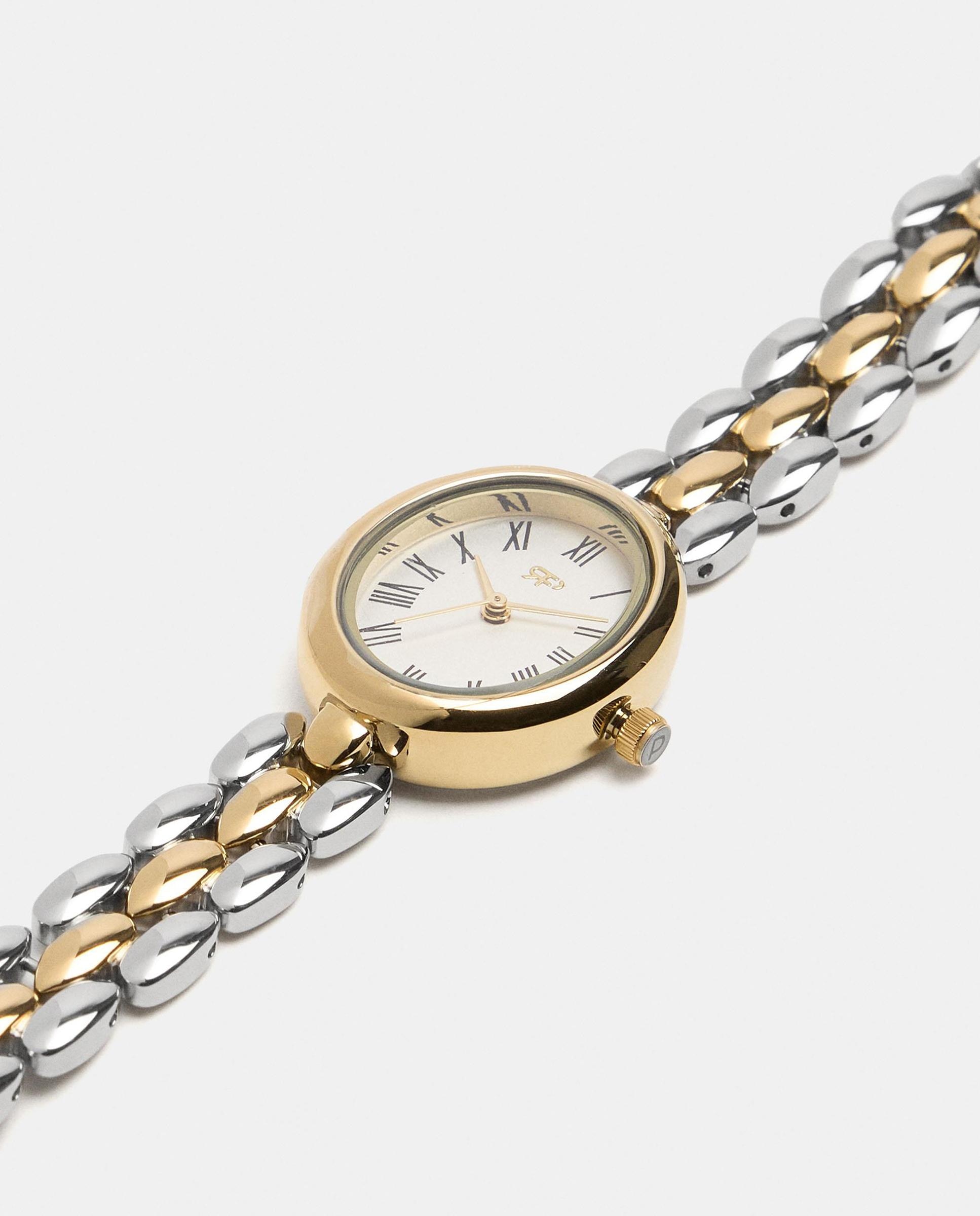 Reloj de mujer de acero inoxidable con correa de abalorios - Parfois - Multicolor Multicolor-2