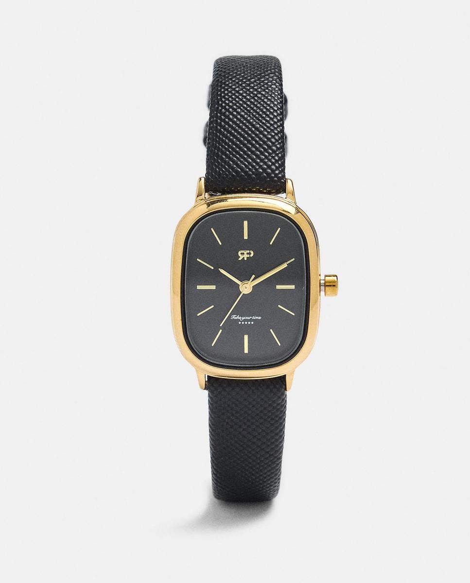 Reloj de mujer cuadrado con cierre de hebilla - Parfois - Negro Negro-1