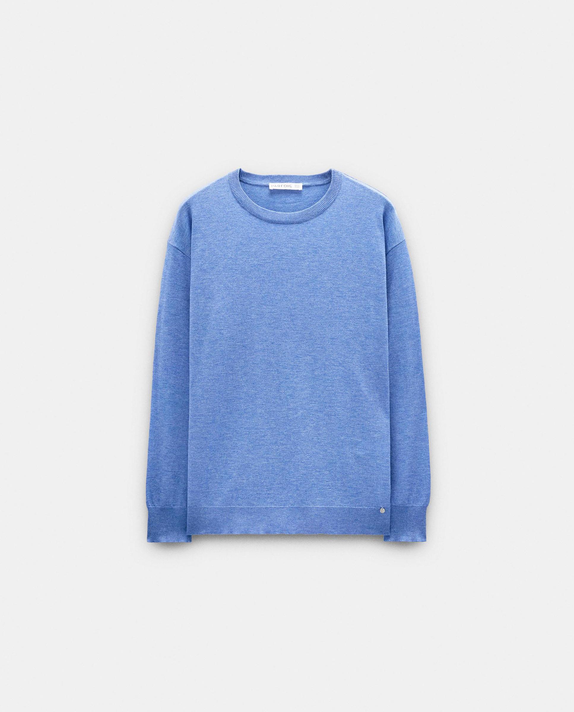 Jersey de mujer de punto de manga larga - Parfois - Azul Azul-6