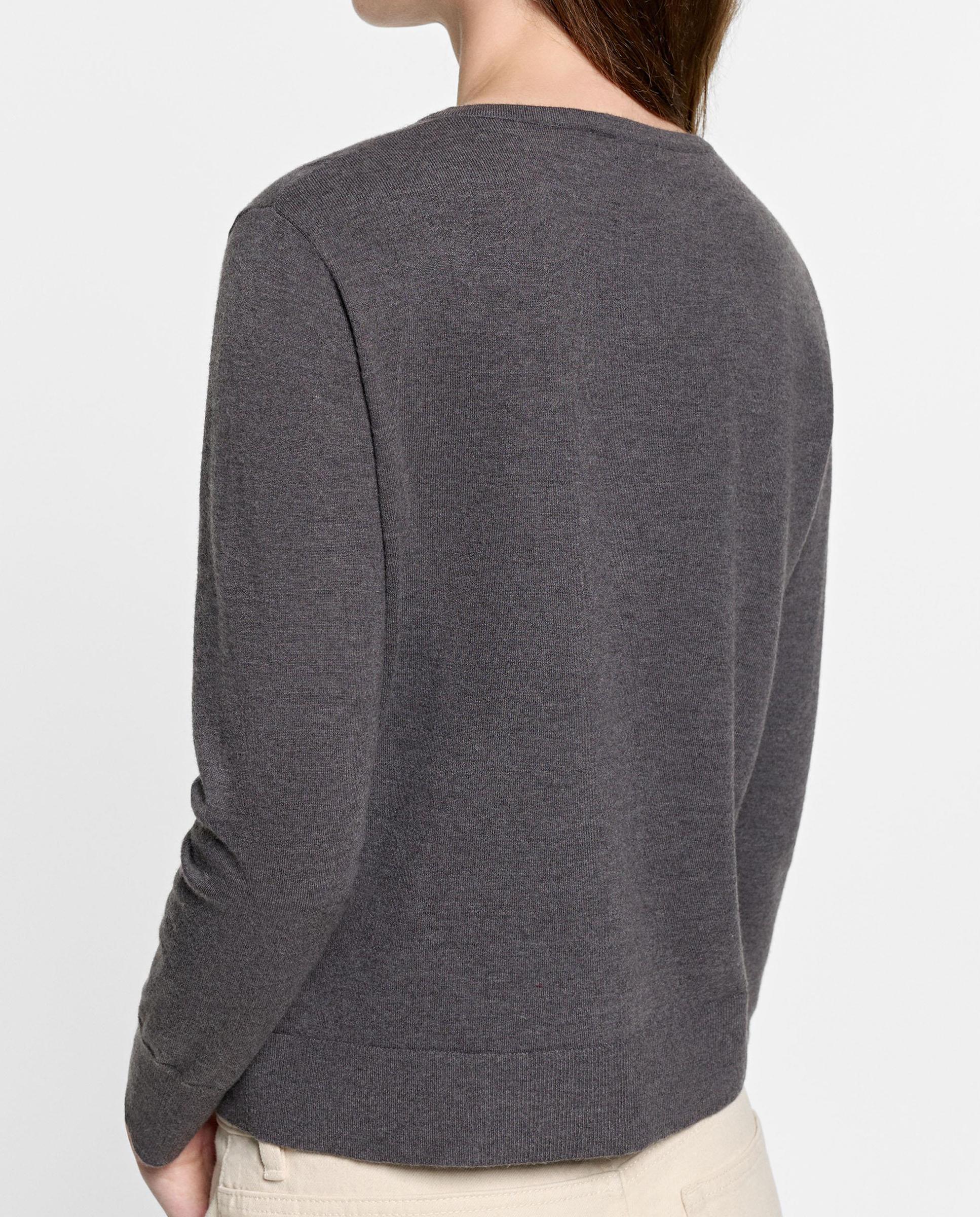 Cárdigan de mujer de punto con botones - Parfois - Gris Gris-4