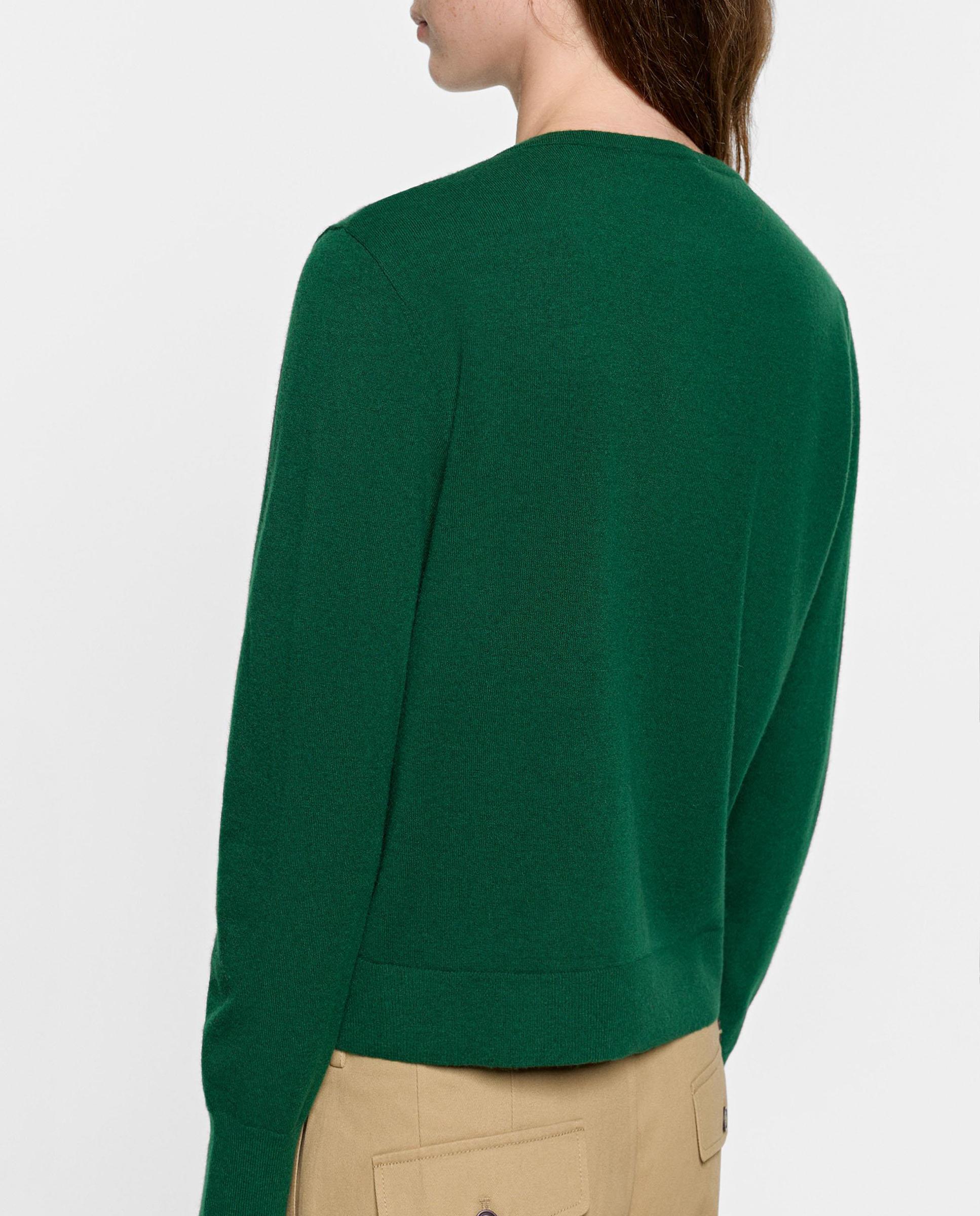 Cárdigan de mujer de punto con botones - Parfois - Verde Verde-4
