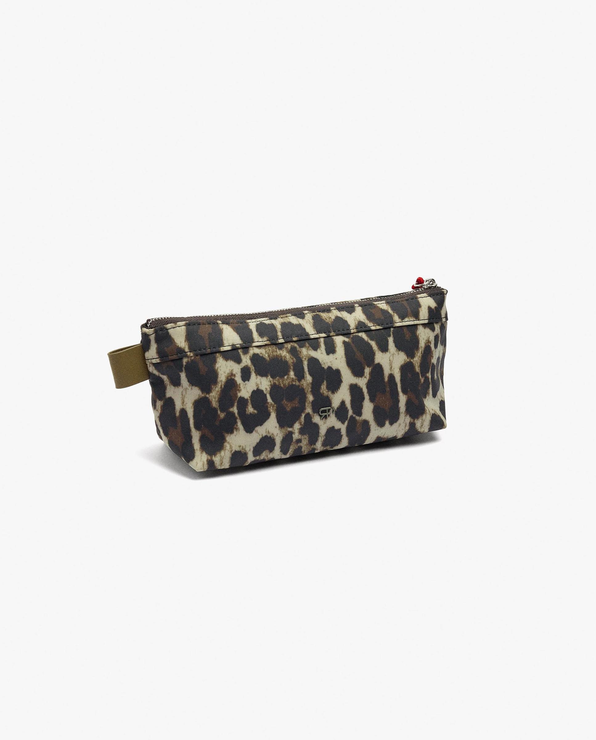 Imagen 2 de Estuche con varios compartimentos y cierre de cremallera con estampado animal print - Parfois - Marrón Marrón