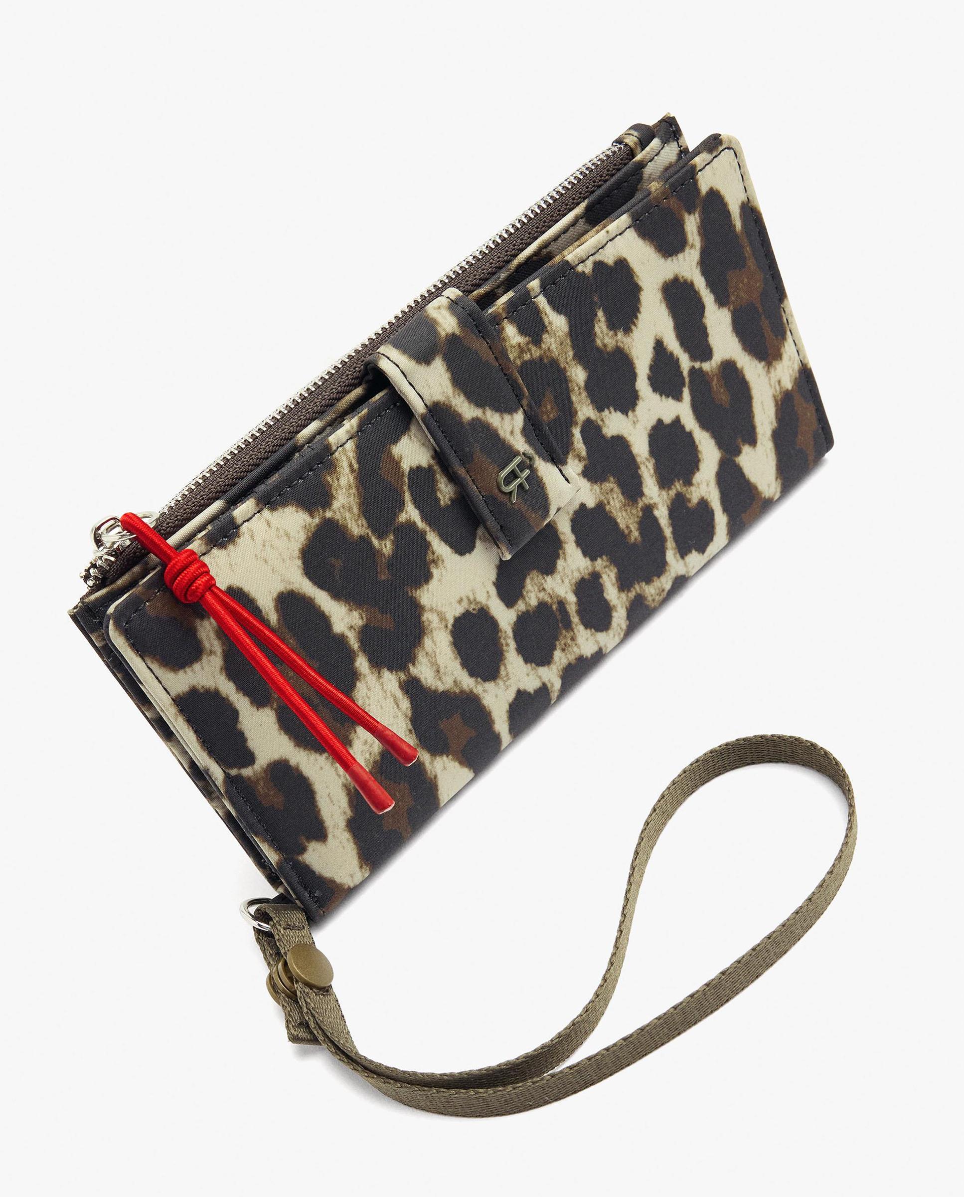 Monedero de mujer grande con cierre de cremallera y estampado animal print - Parfois - Multicolor Multicolor-3
