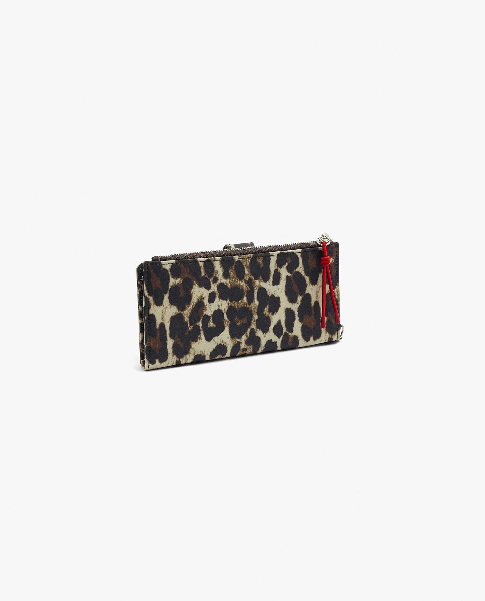 Monedero de mujer grande con cierre de cremallera y estampado animal print - Parfois - Multicolor Multicolor-2