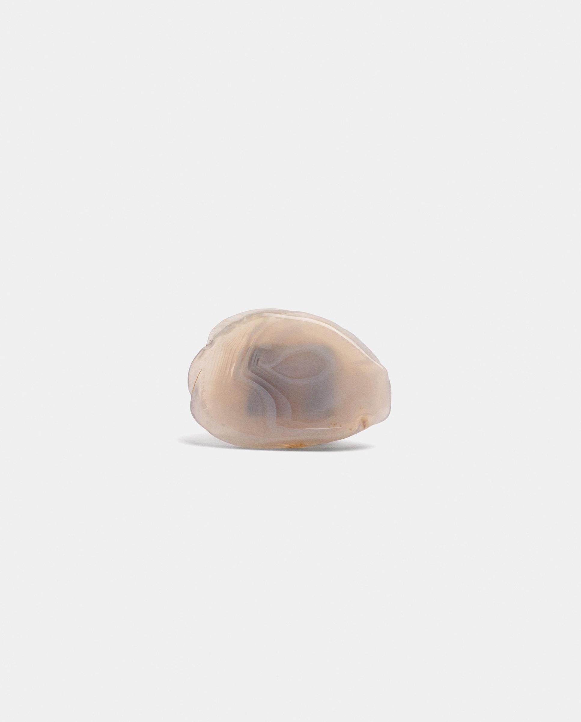 Anillo con piedra decorativa en liso - Parfois - Blanco Blanco-2