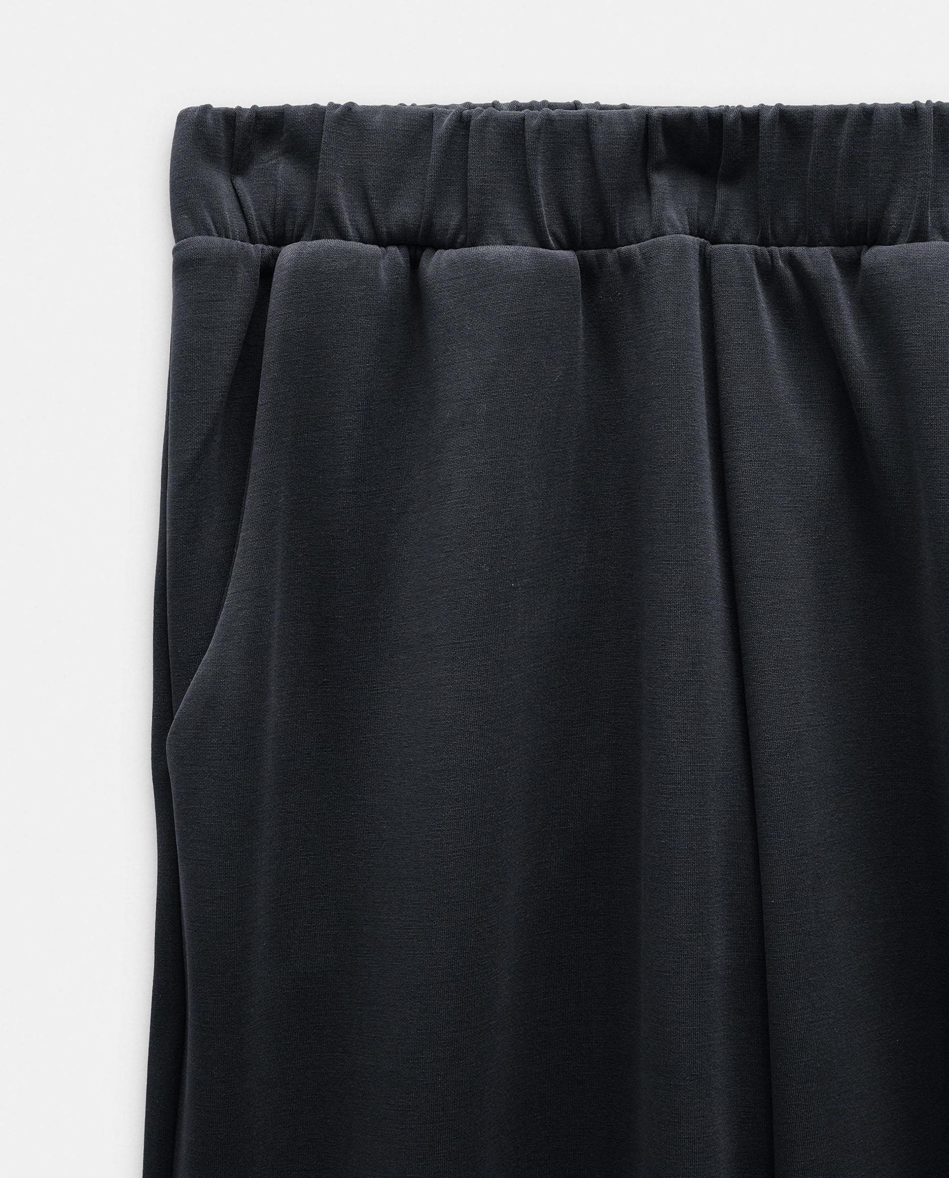 Pantalones rectos de mujer con cintura elástica en liso - Parfois - Gris oscuro Gris oscuro-6
