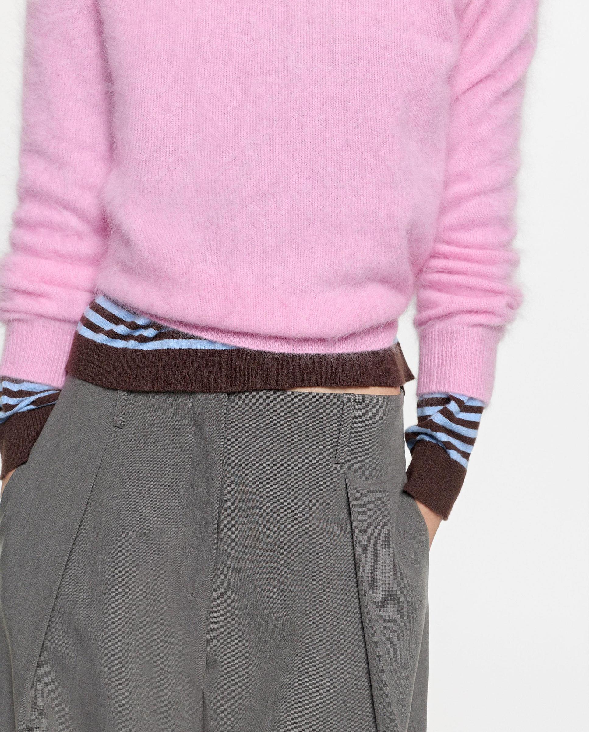 Jersey de mujer 100% lana en liso - Parfois - Rosa Rosa-5