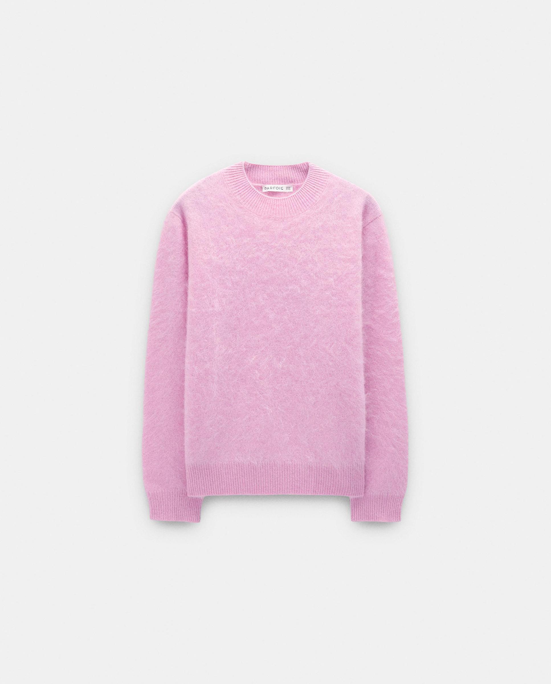 Jersey de mujer 100% lana en liso - Parfois - Rosa Rosa-7