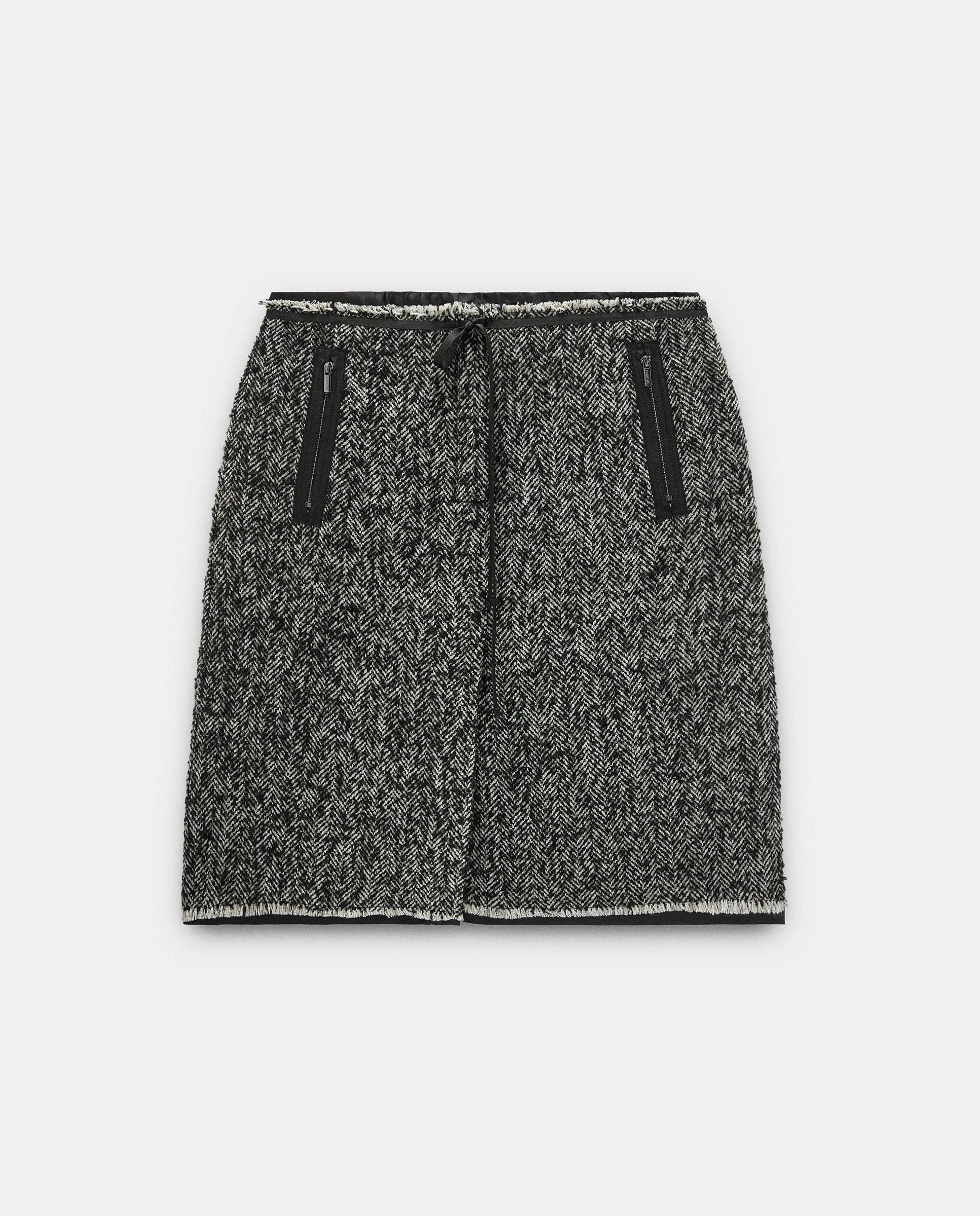 Falda corta con estampados - Parfois - Negro Negro-7