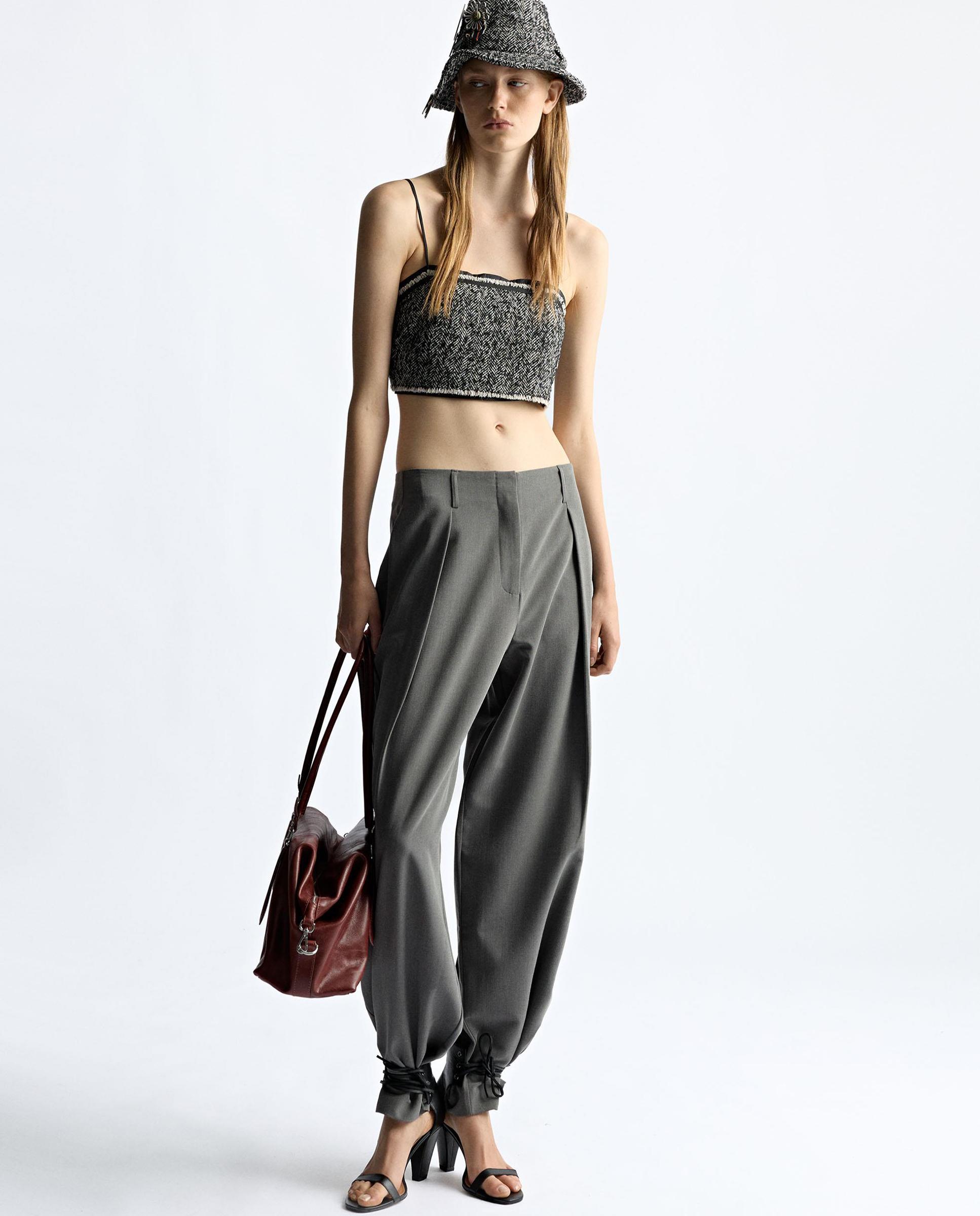 Top de mujer de tirantes con estampados - Parfois - Negro Negro-2