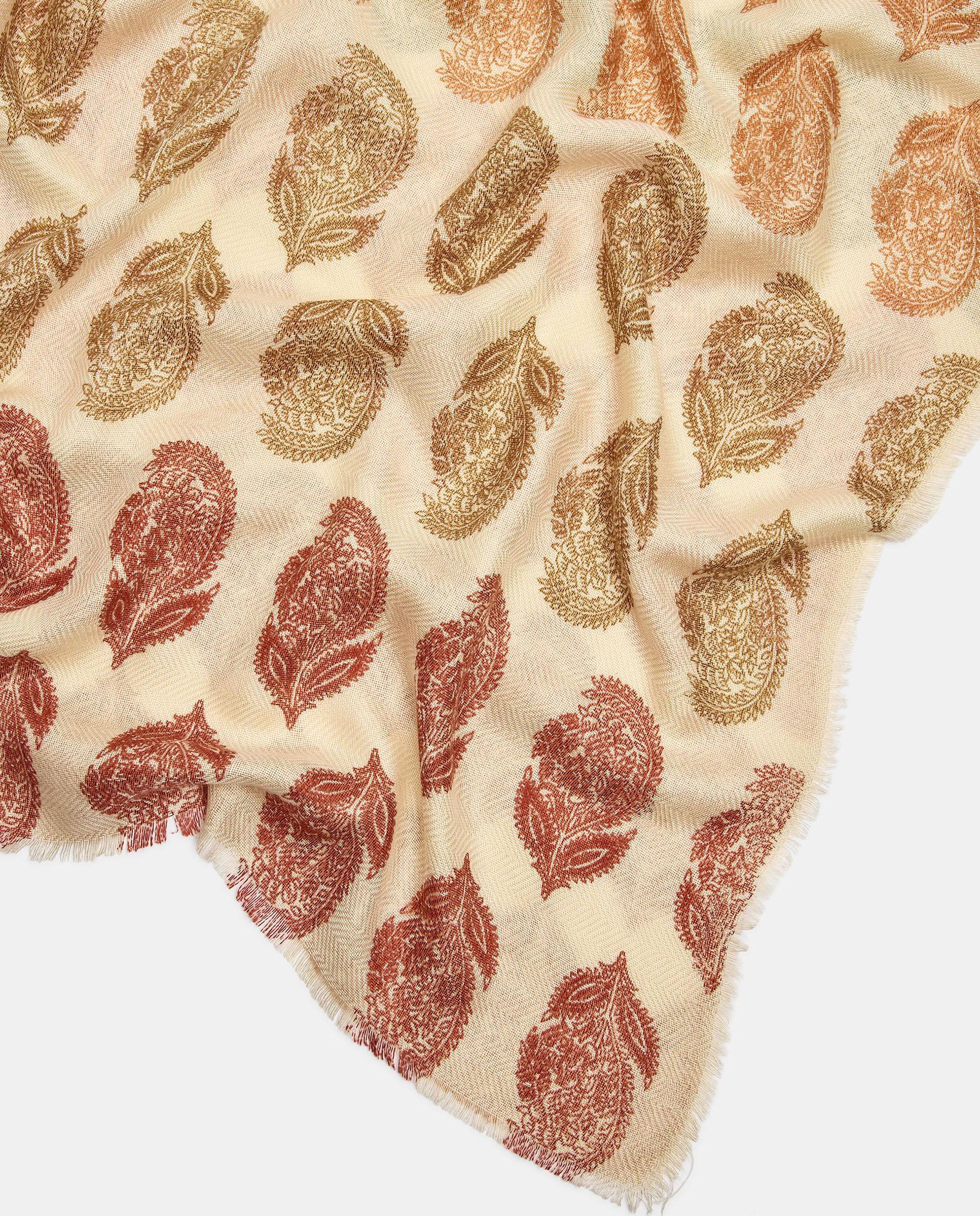 Pañuelo con pespuntes y estampado paisley - Parfois - Crudo Crudo-3