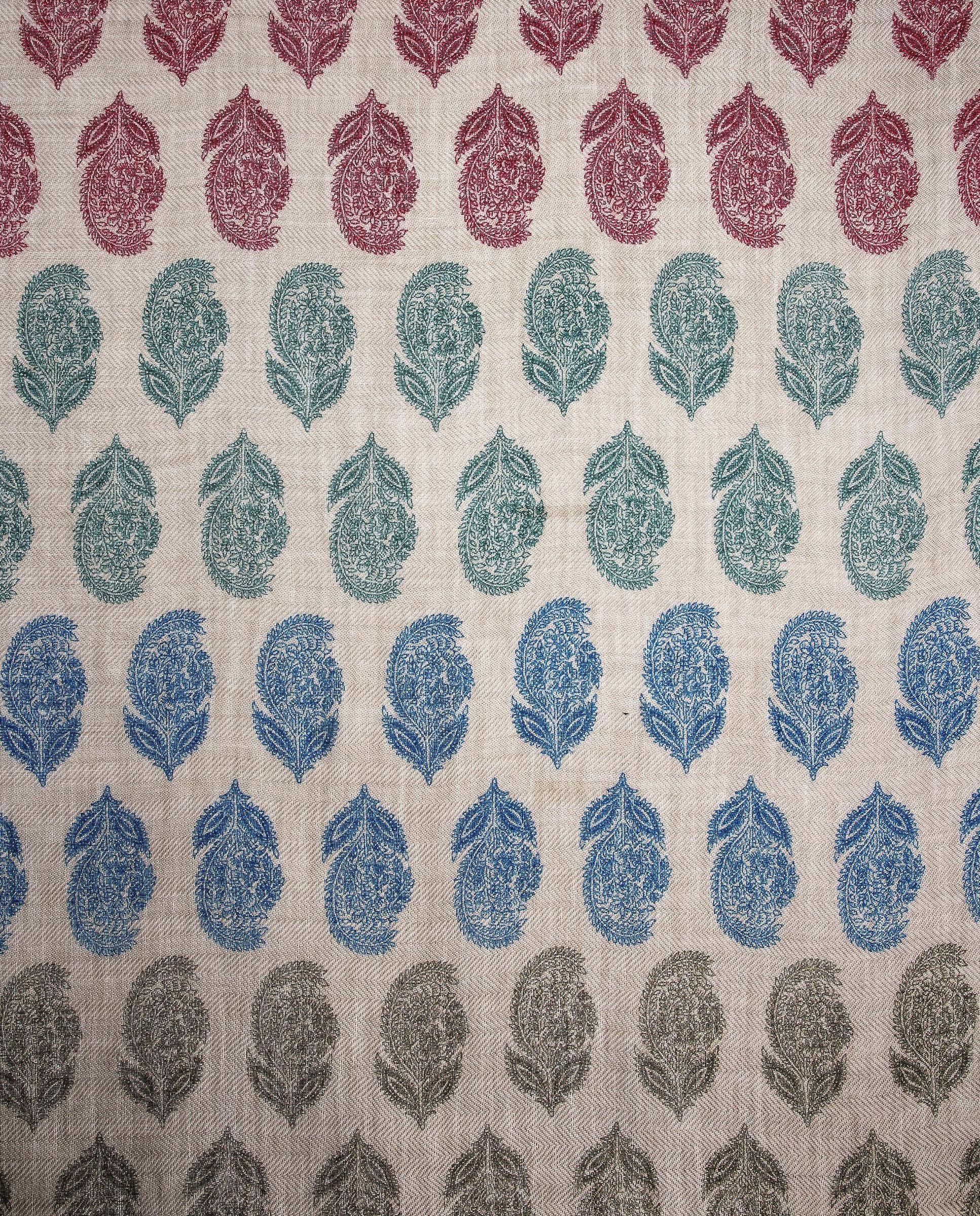 Pañuelo con pespuntes y estampado paisley - Parfois - Verde Verde-2