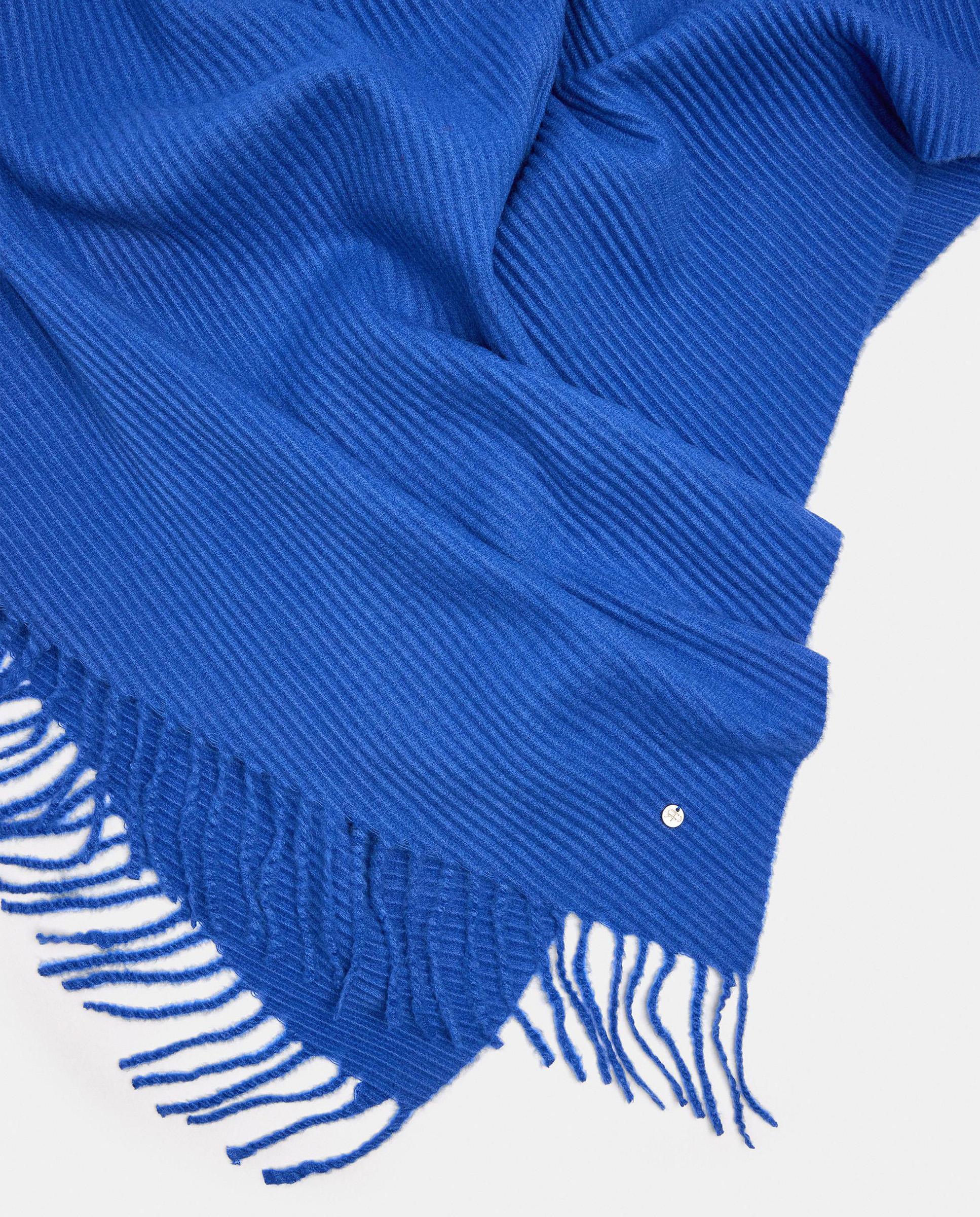 Bufanda 100% lana con flecos - Parfois - Azul Azul-2