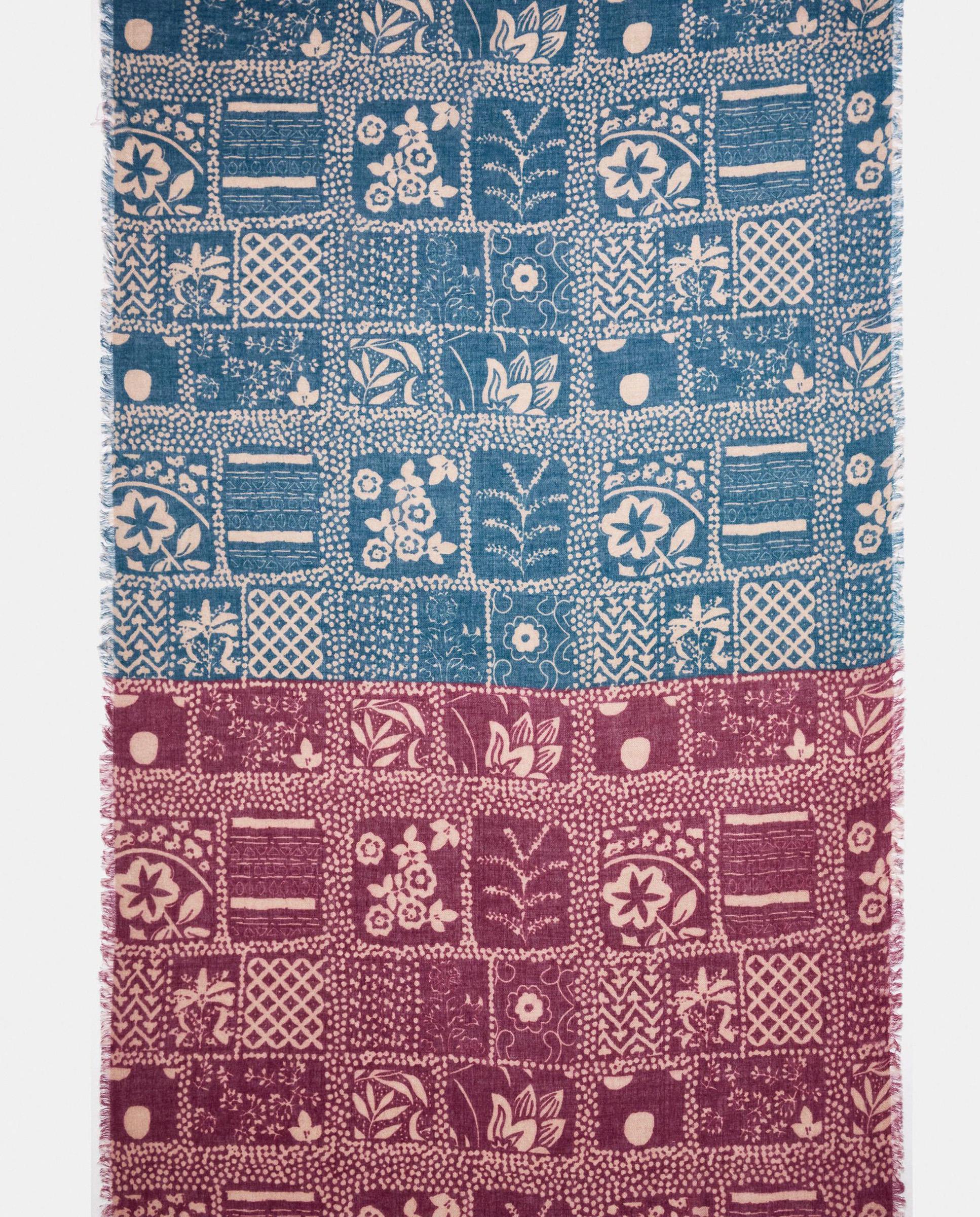 Pañuelo con pespuntes y estampado floral - Parfois - Multicolor Multicolor-2