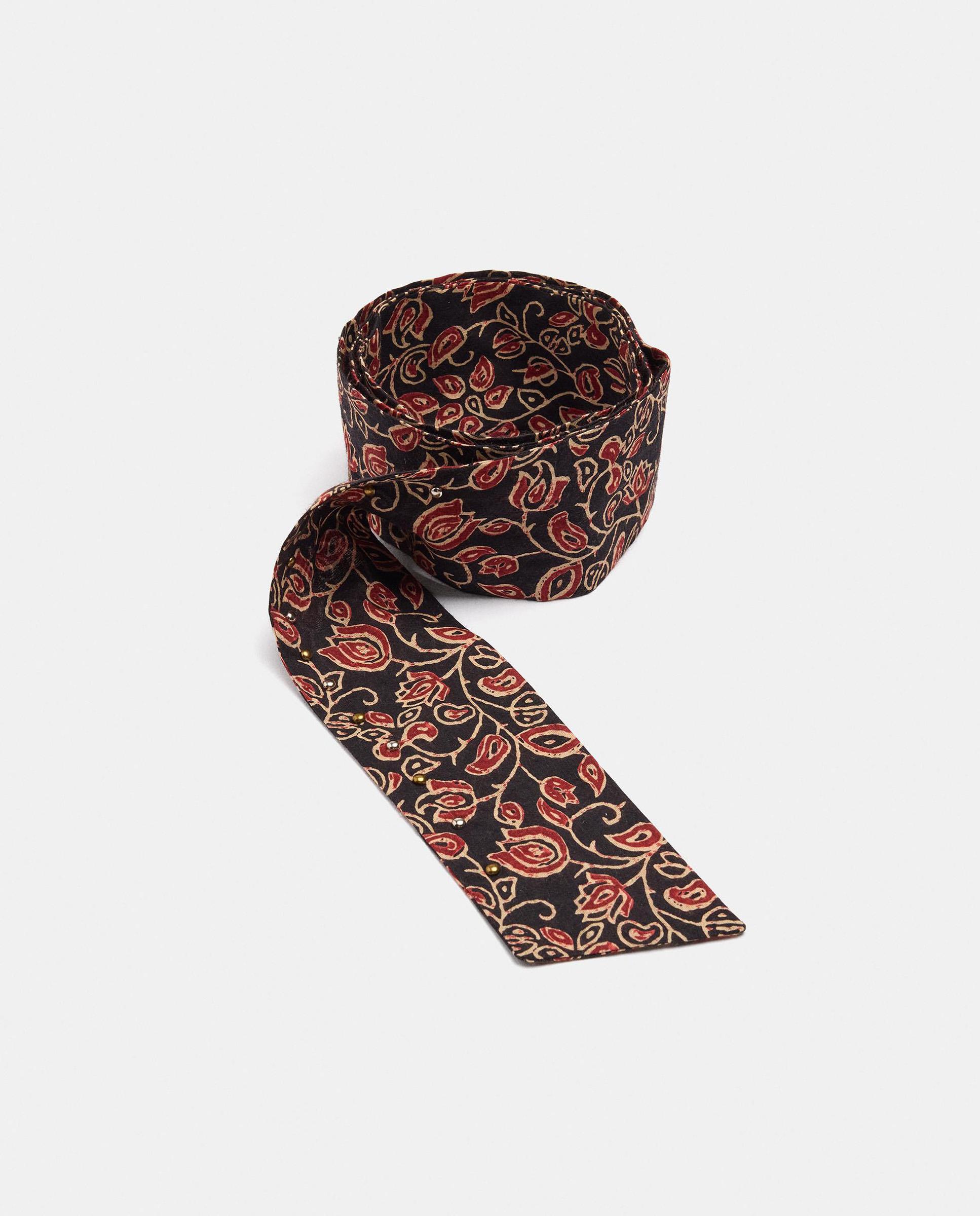 Pañuelo para el pelo de piel con estampado floral - Parfois - Multicolor Multicolor-2