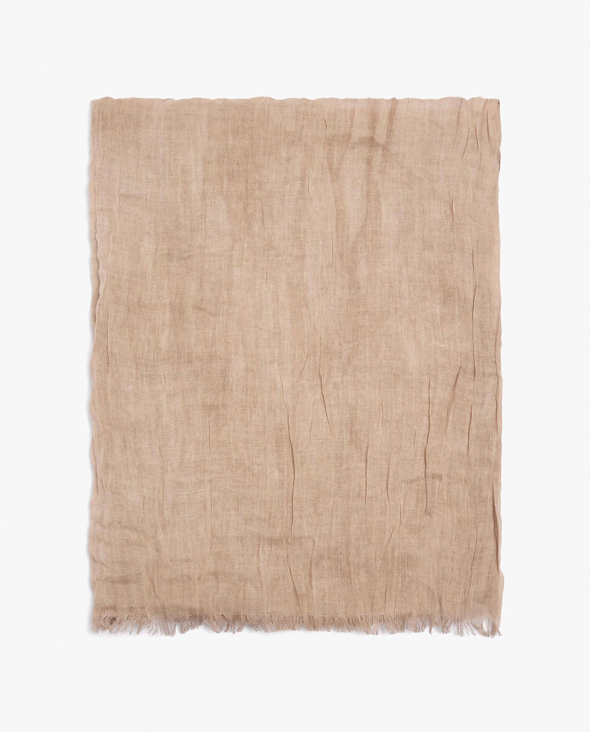 Pañuelo con pespuntes en liso - Parfois - Beige Beige-1