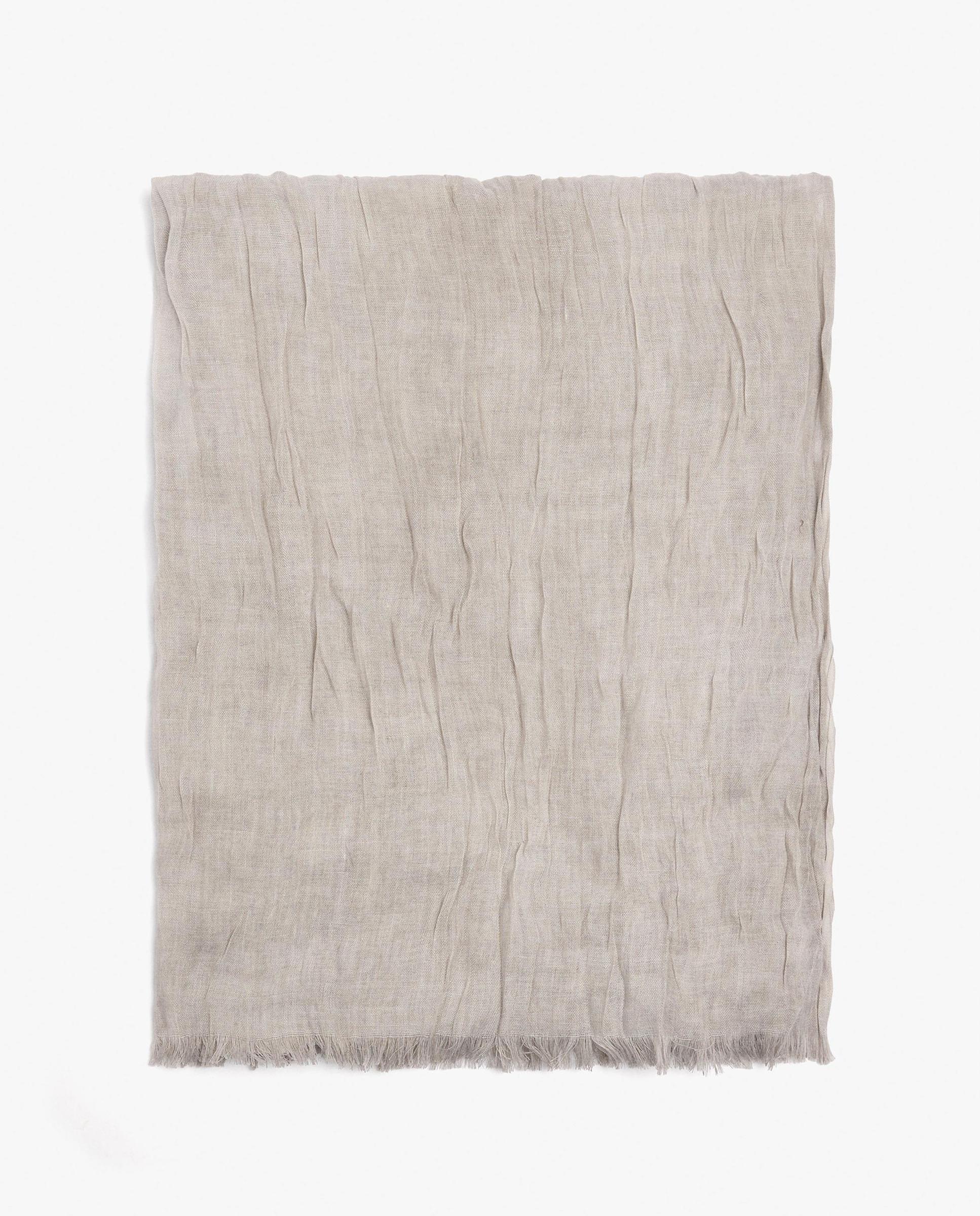 Pañuelo con pespuntes en liso - Parfois - Gris claro Gris claro-1