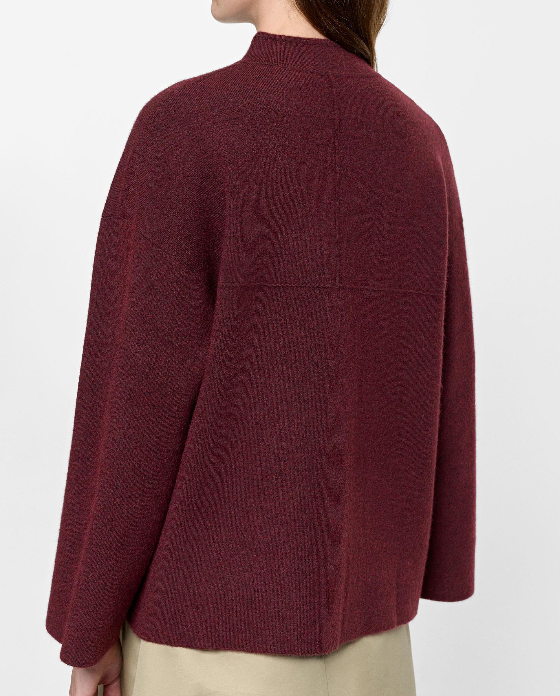 Chaqueta de mujer de punto con botones - Parfois - Burdeos Burdeos-5