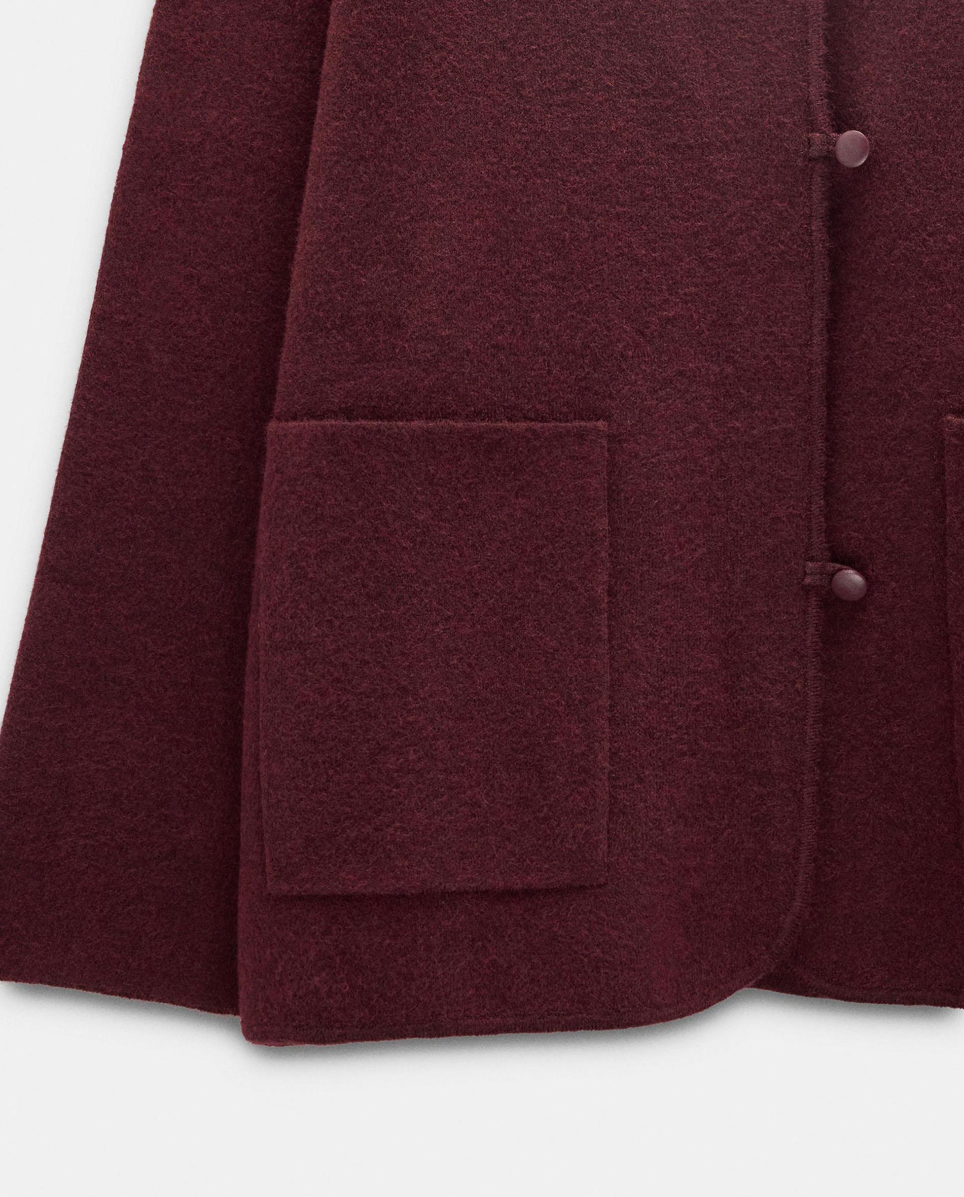 Chaqueta de mujer de punto con botones - Parfois - Burdeos Burdeos-4